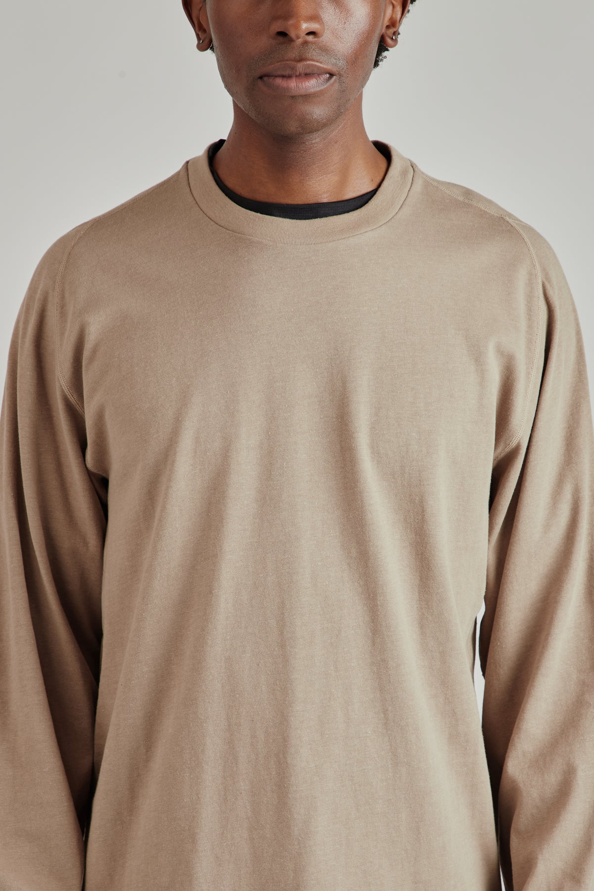 Root Hemp Long Sleeve Tee - Greige