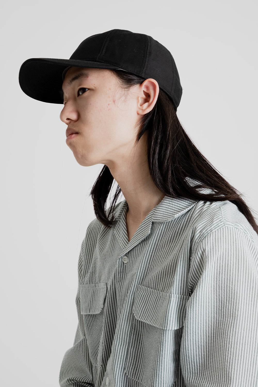 Poten Military Cap in Black