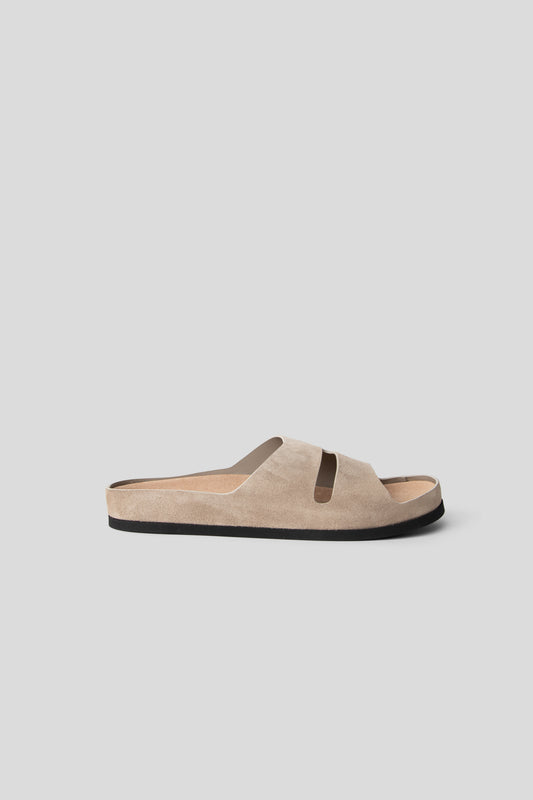 Italian Military Sandal - Sand Suede
