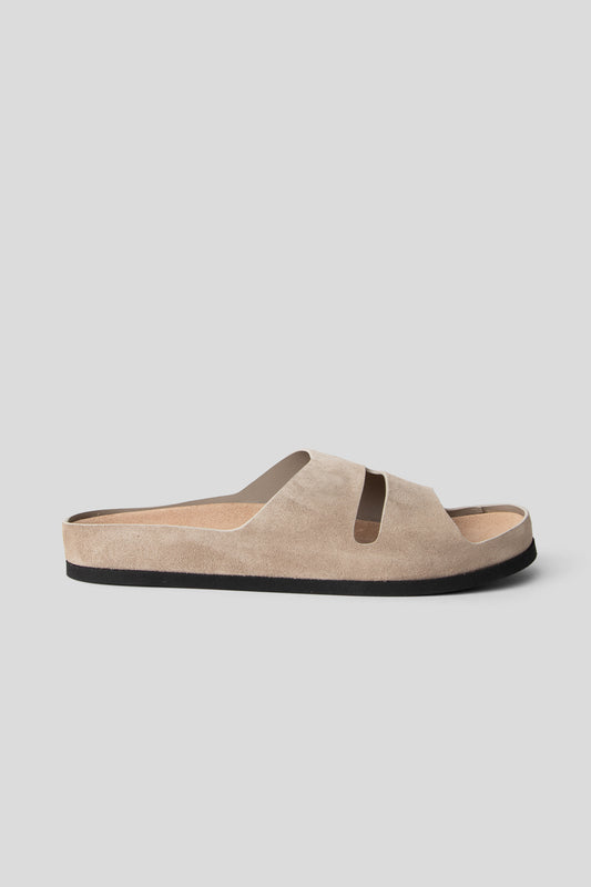 Italian Military Sandal - Sand Suede