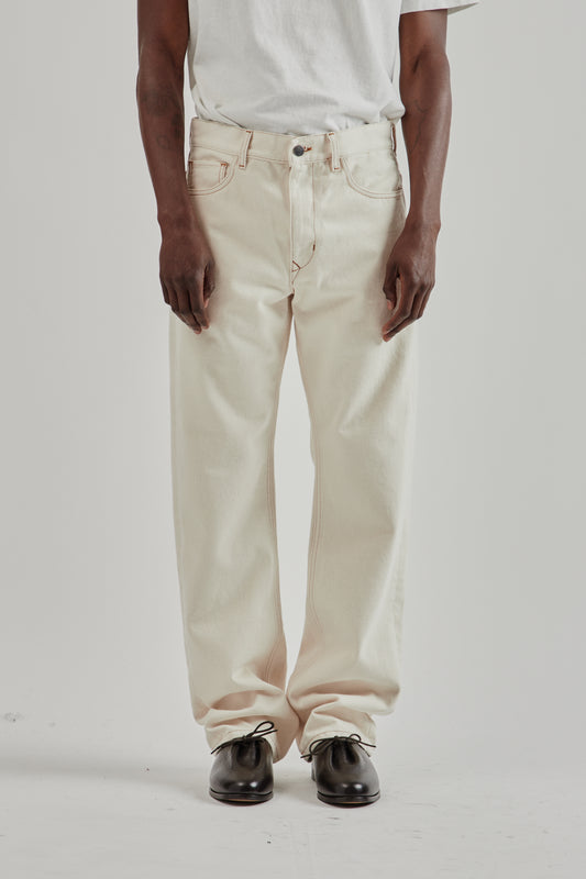 Ranra FW25 Bough Denim Pants Ecru3