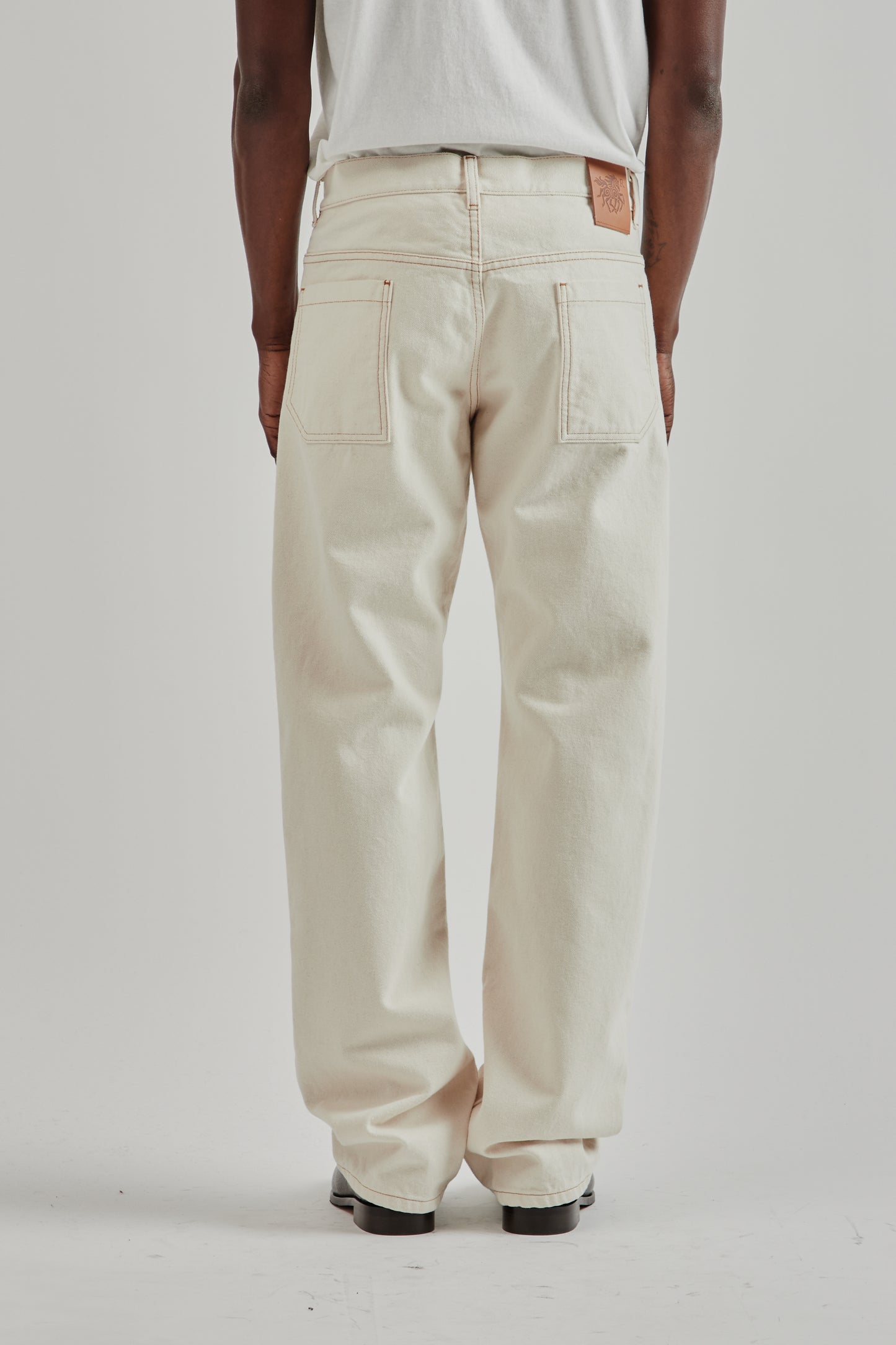 Ranra FW25 Bough Denim Pants Ecru8