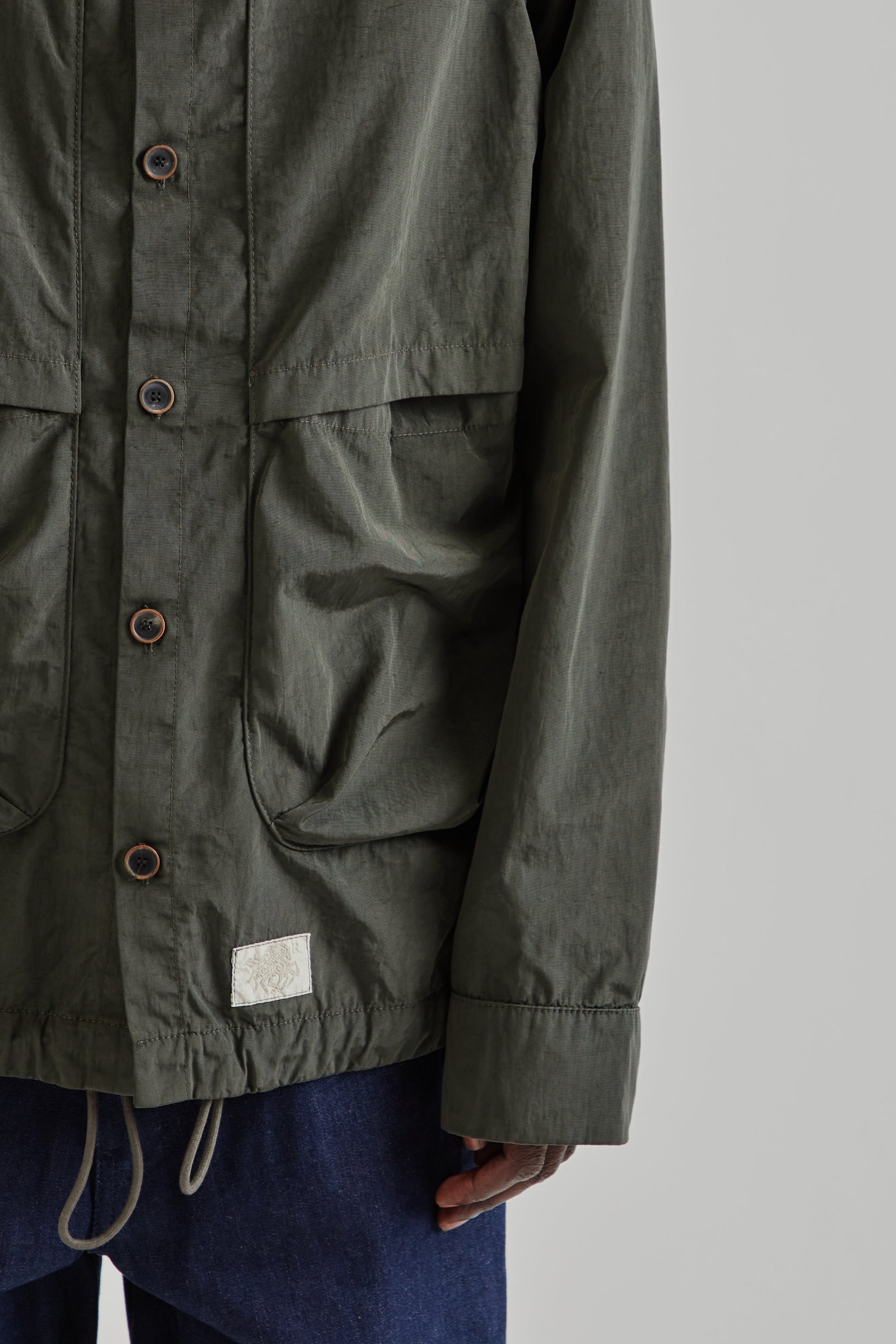 Ranra FW25 Epitome Canvas Nylon LS Shirt Peat16