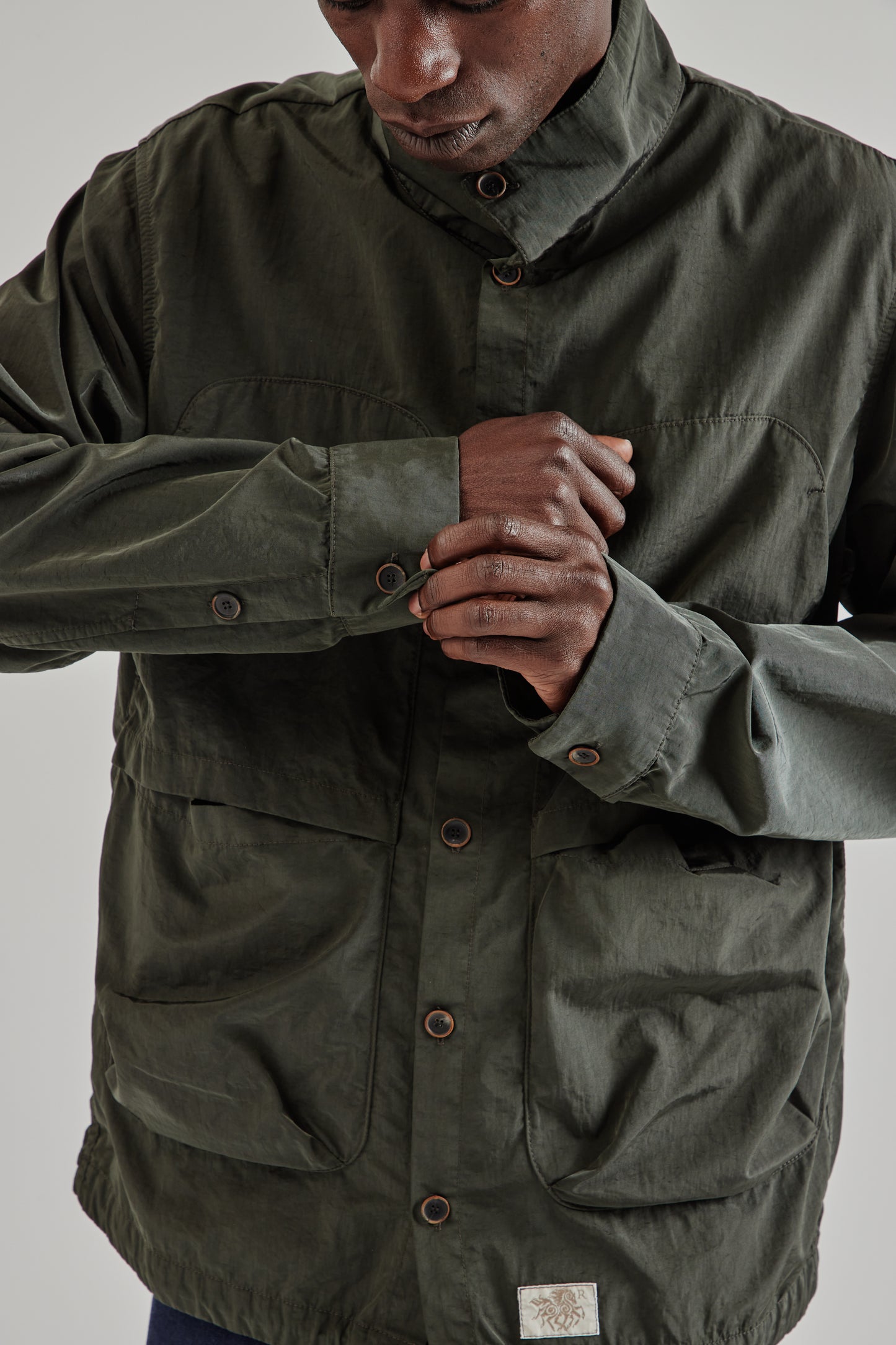Ranra FW25 Epitome Canvas Nylon LS Shirt Peat20