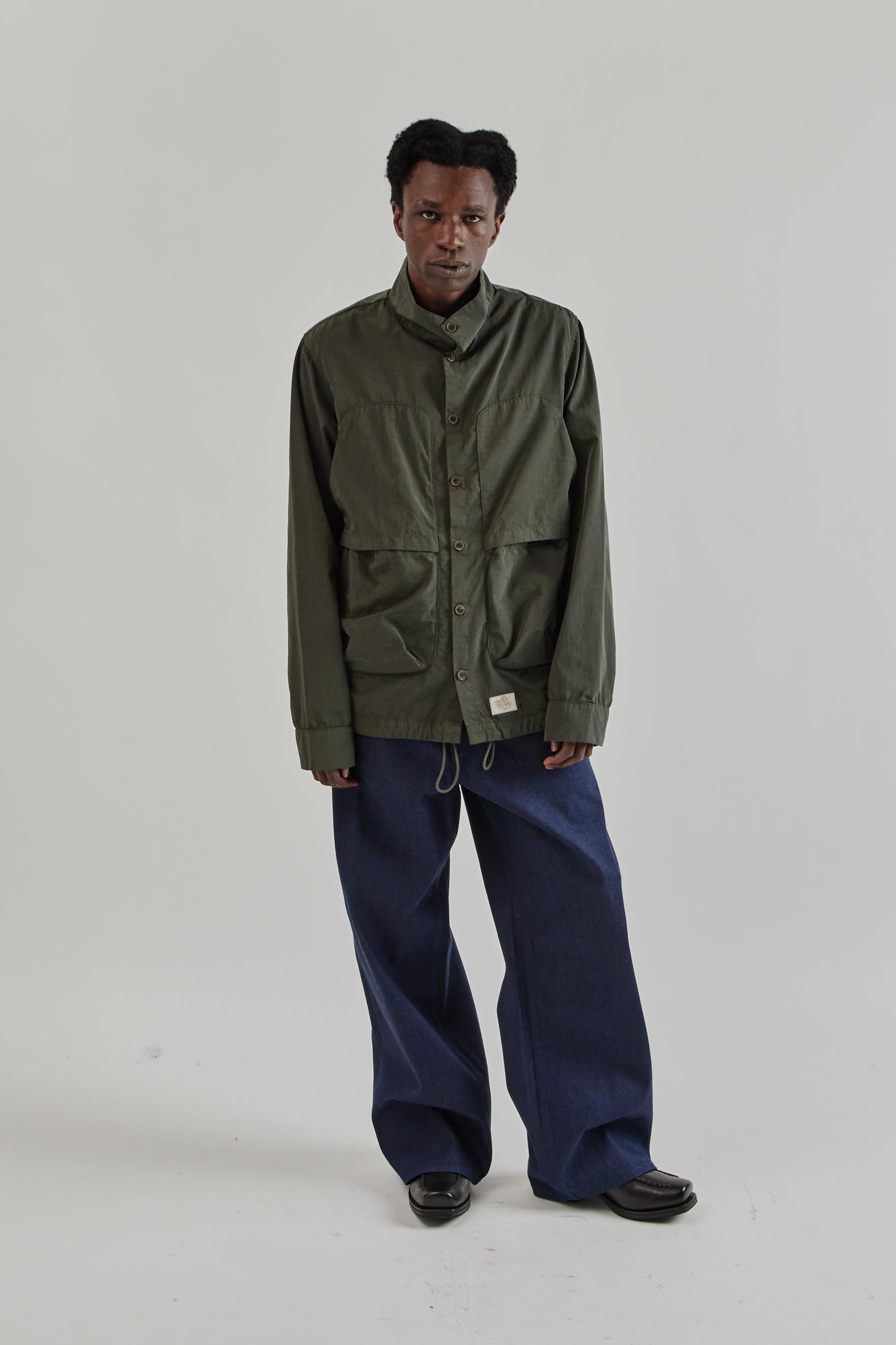 Ranra FW25 Epitome Canvas Nylon LS Shirt Peat21
