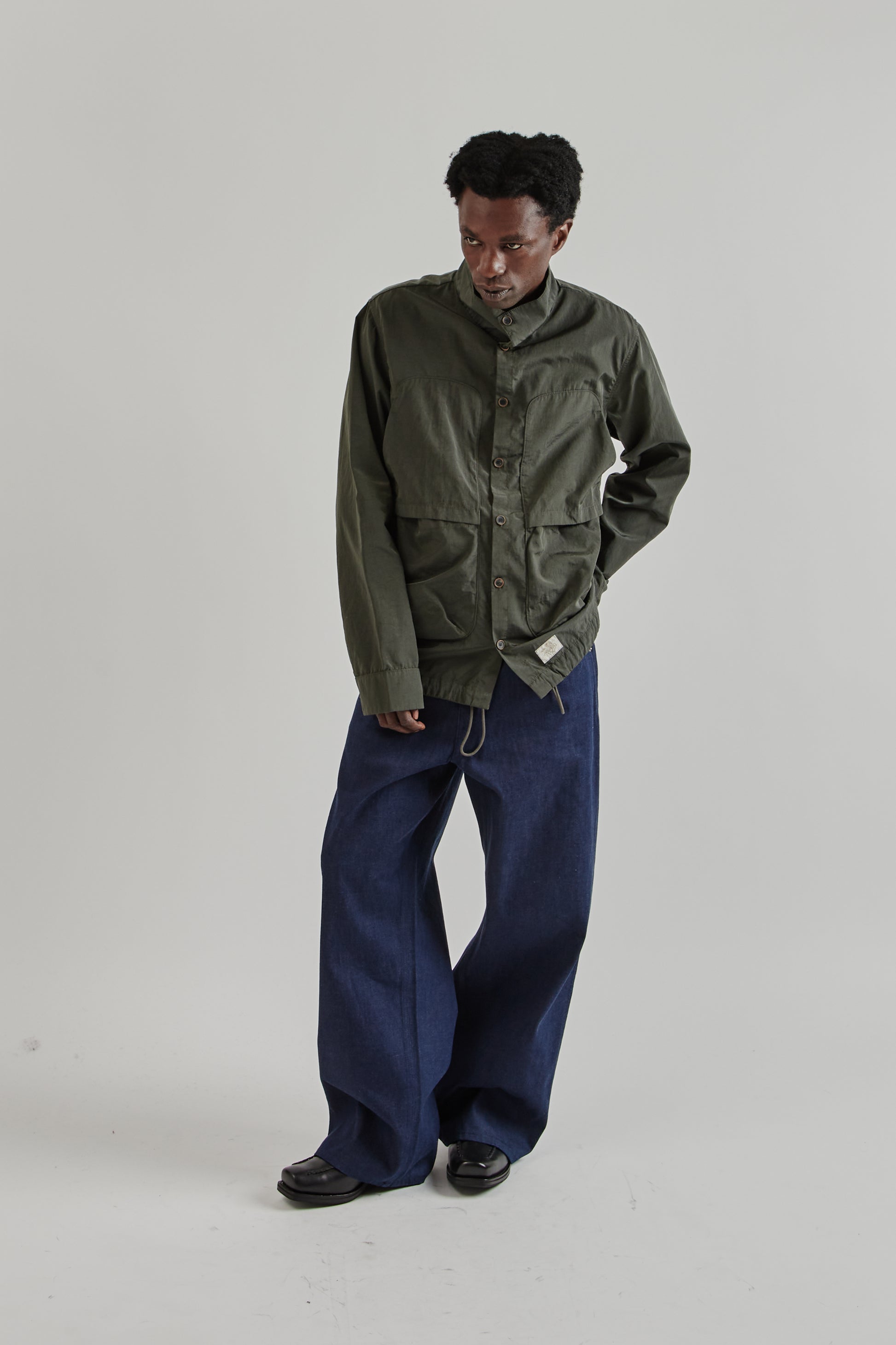 Ranra FW25 Epitome Canvas Nylon LS Shirt Peat24