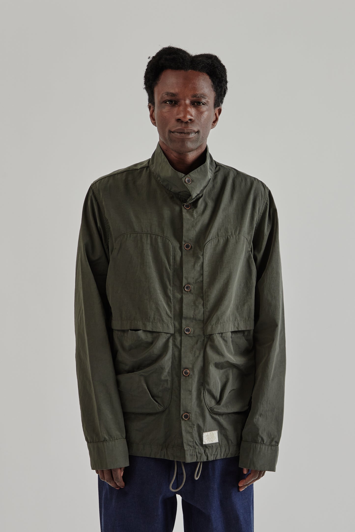 Ranra FW25 Epitome Canvas Nylon LS Shirt Peat4