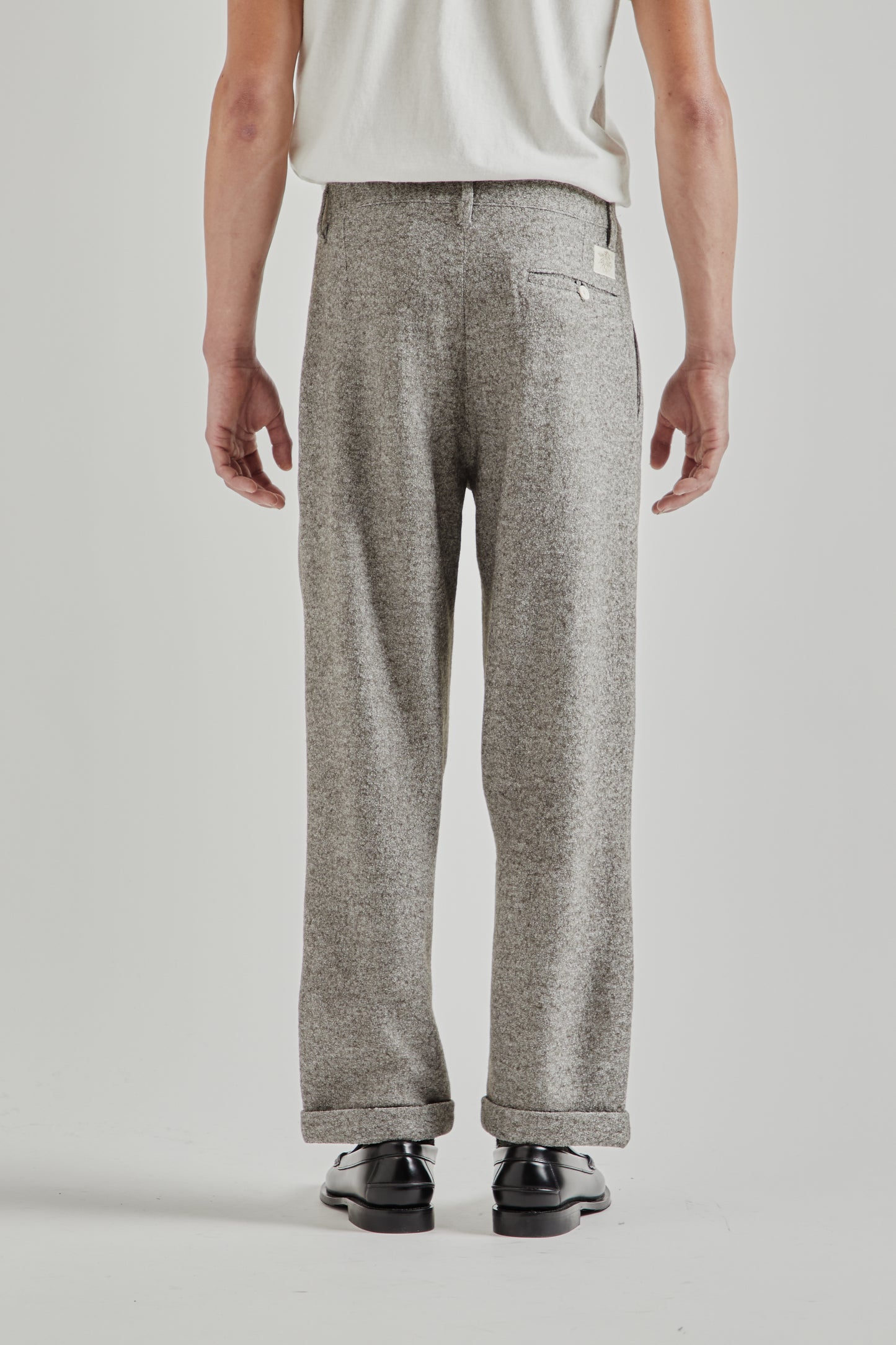 Ranra FW25 Fold Wool Chino Pants Major Brown 4