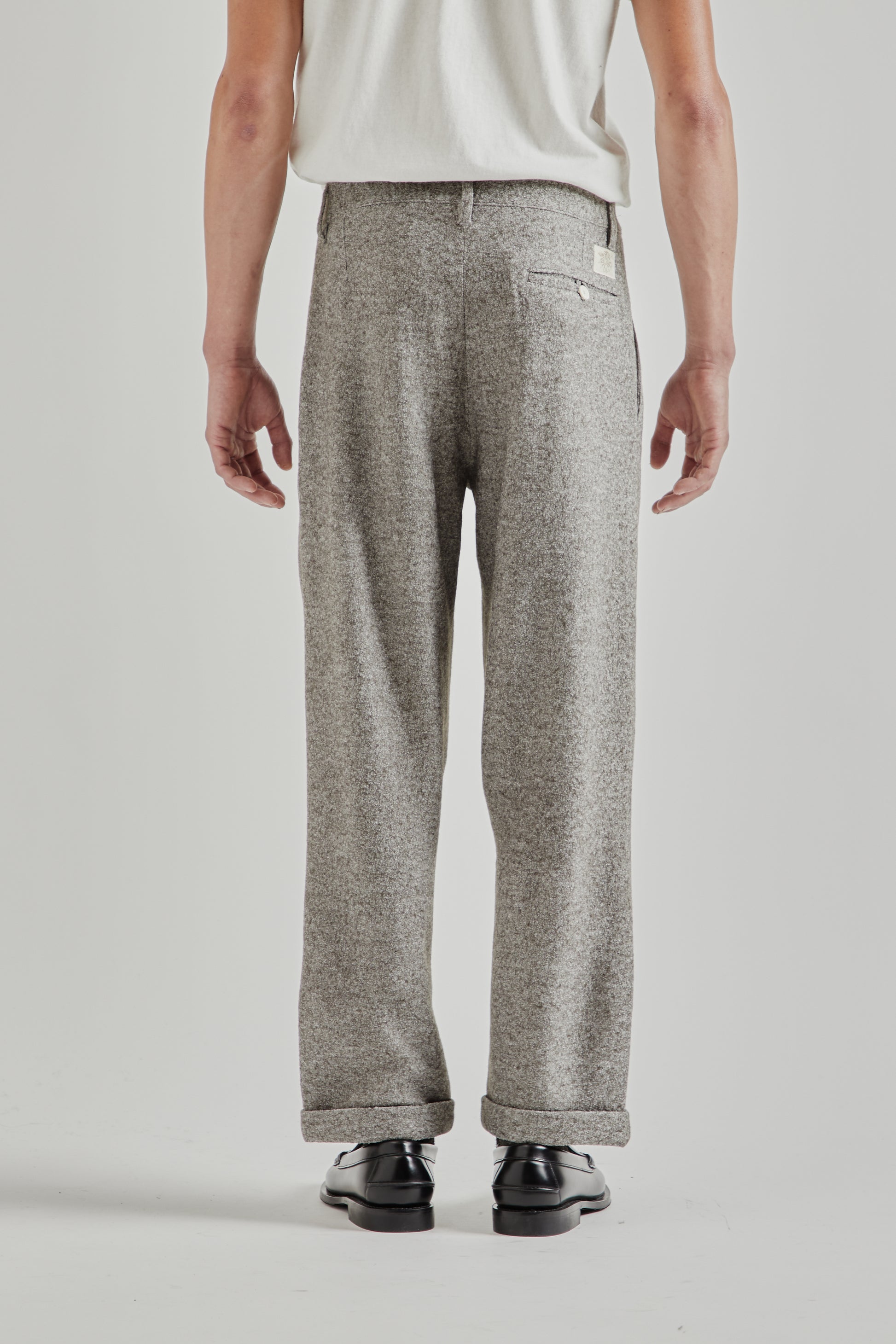 Ranra FW25 Fold Wool Chino Pants Major Brown 4