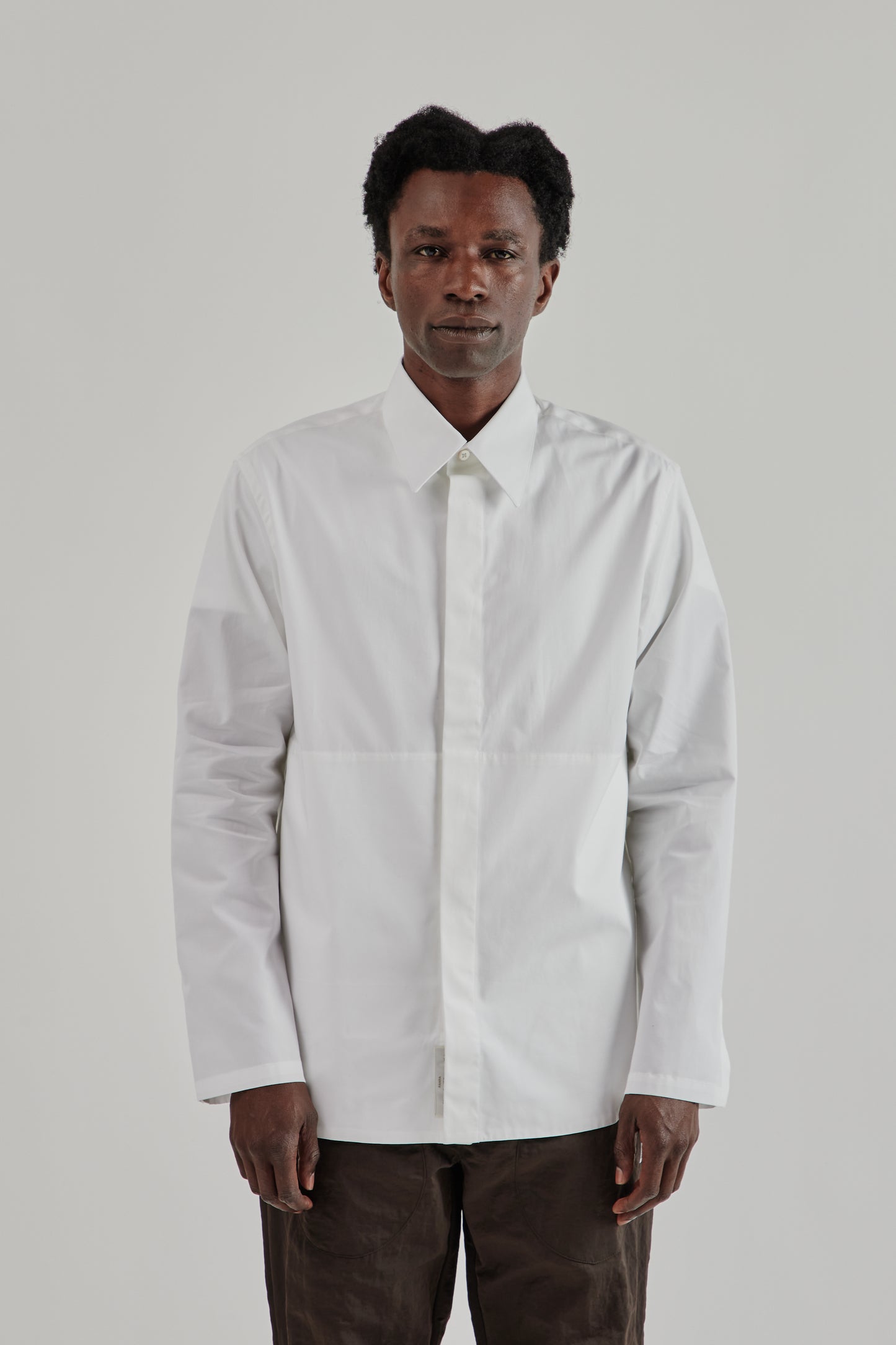 Ranra FW25 Maker Cotton Shirt White 2