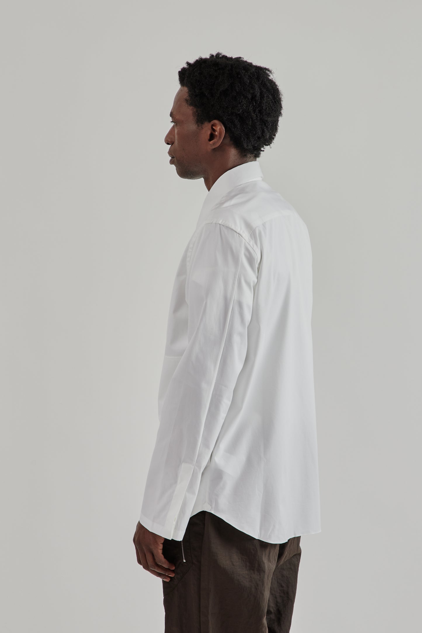 Ranra FW25 Maker Cotton Shirt White 4