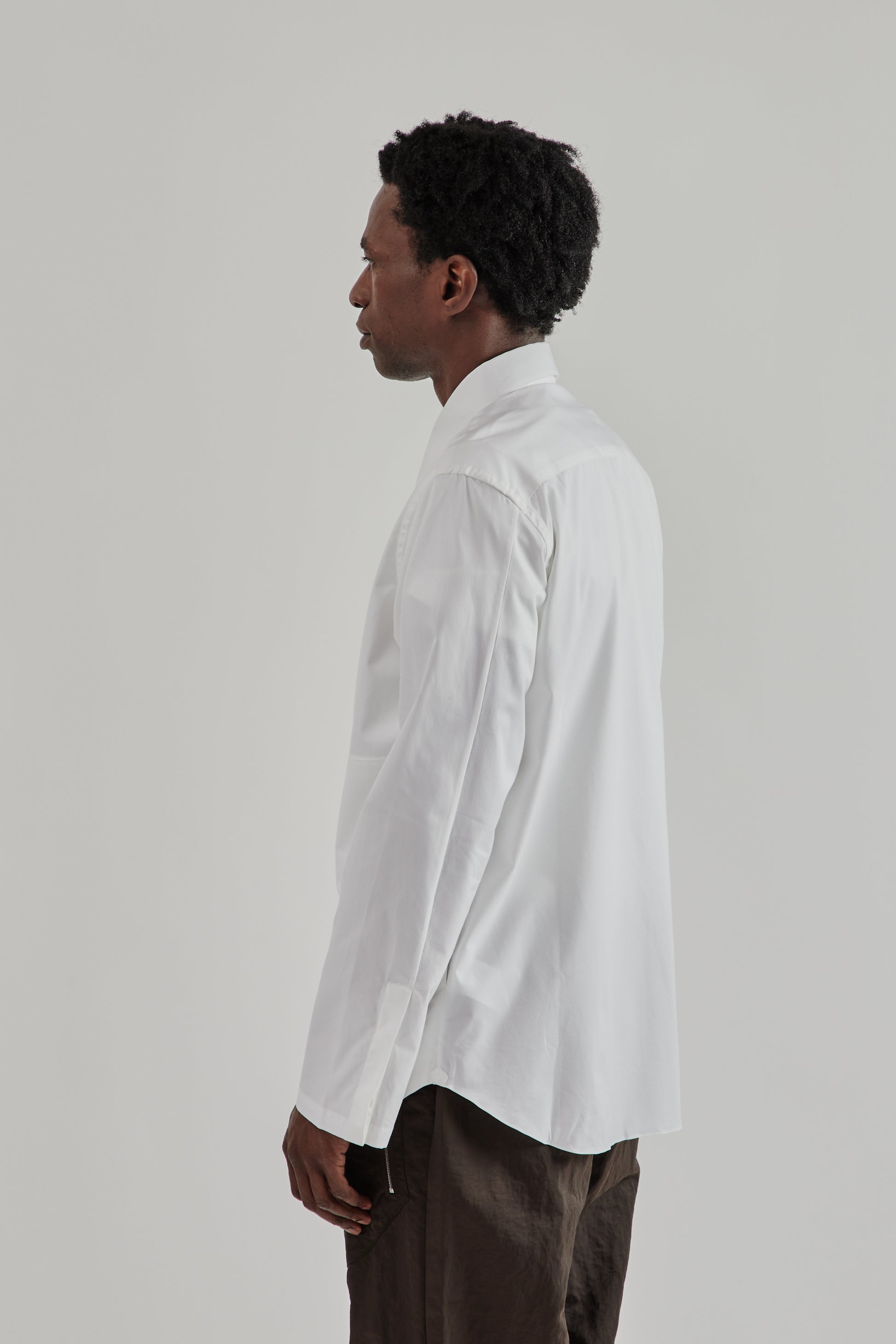 Ranra FW25 Maker Cotton Shirt White 4