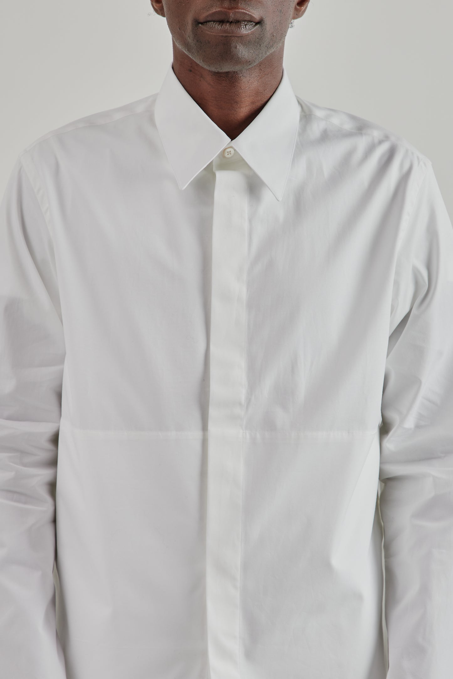 Ranra FW25 Maker Cotton Shirt White 6