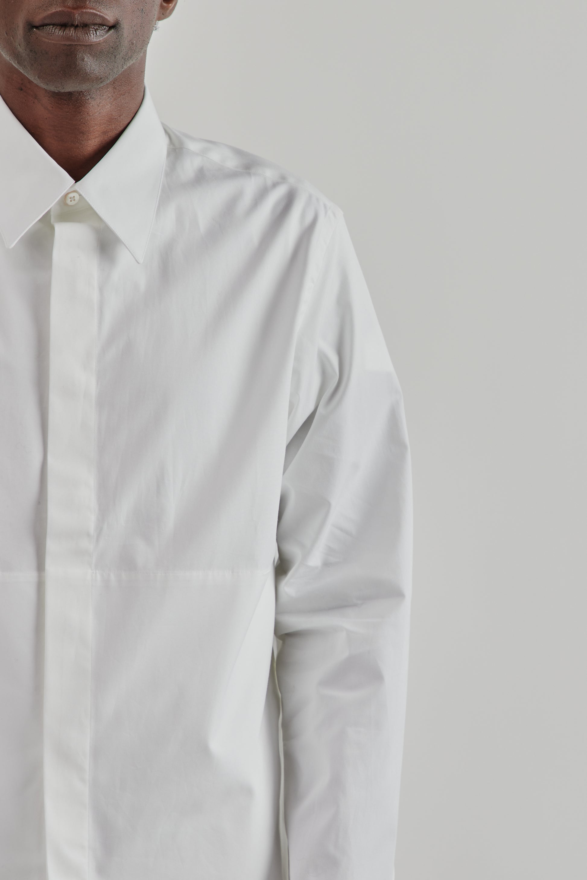 Ranra FW25 Maker Cotton Shirt White 7