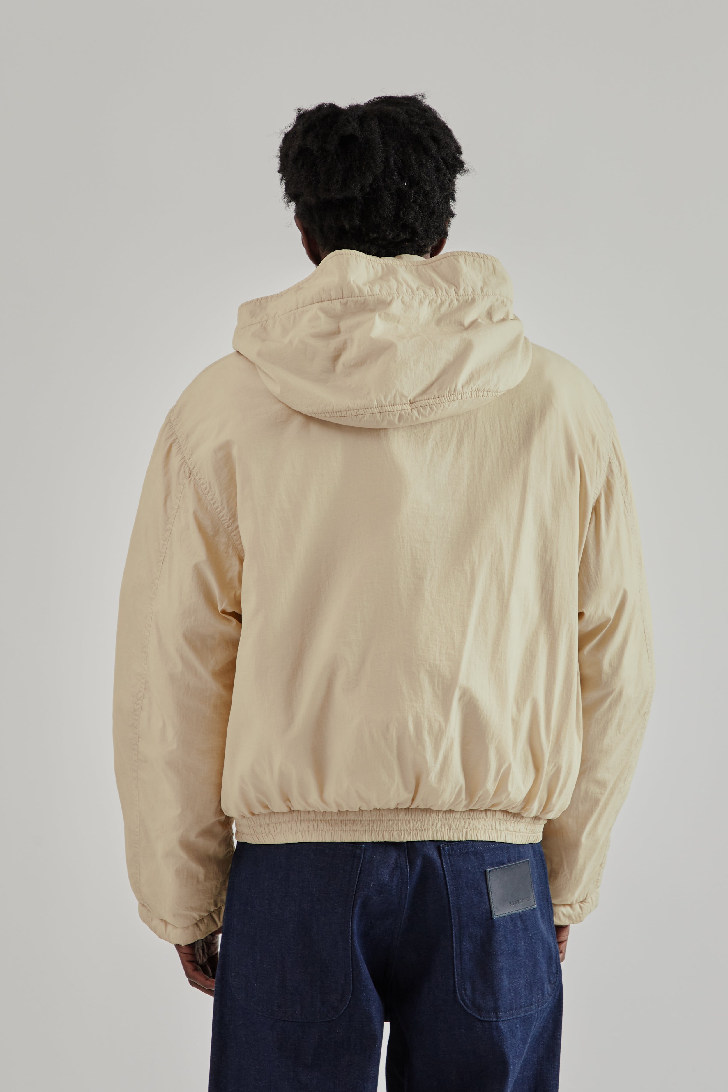 Ranra Purs Padded Nylon Hoodie Jacket - Putty | Wallace Mercantile