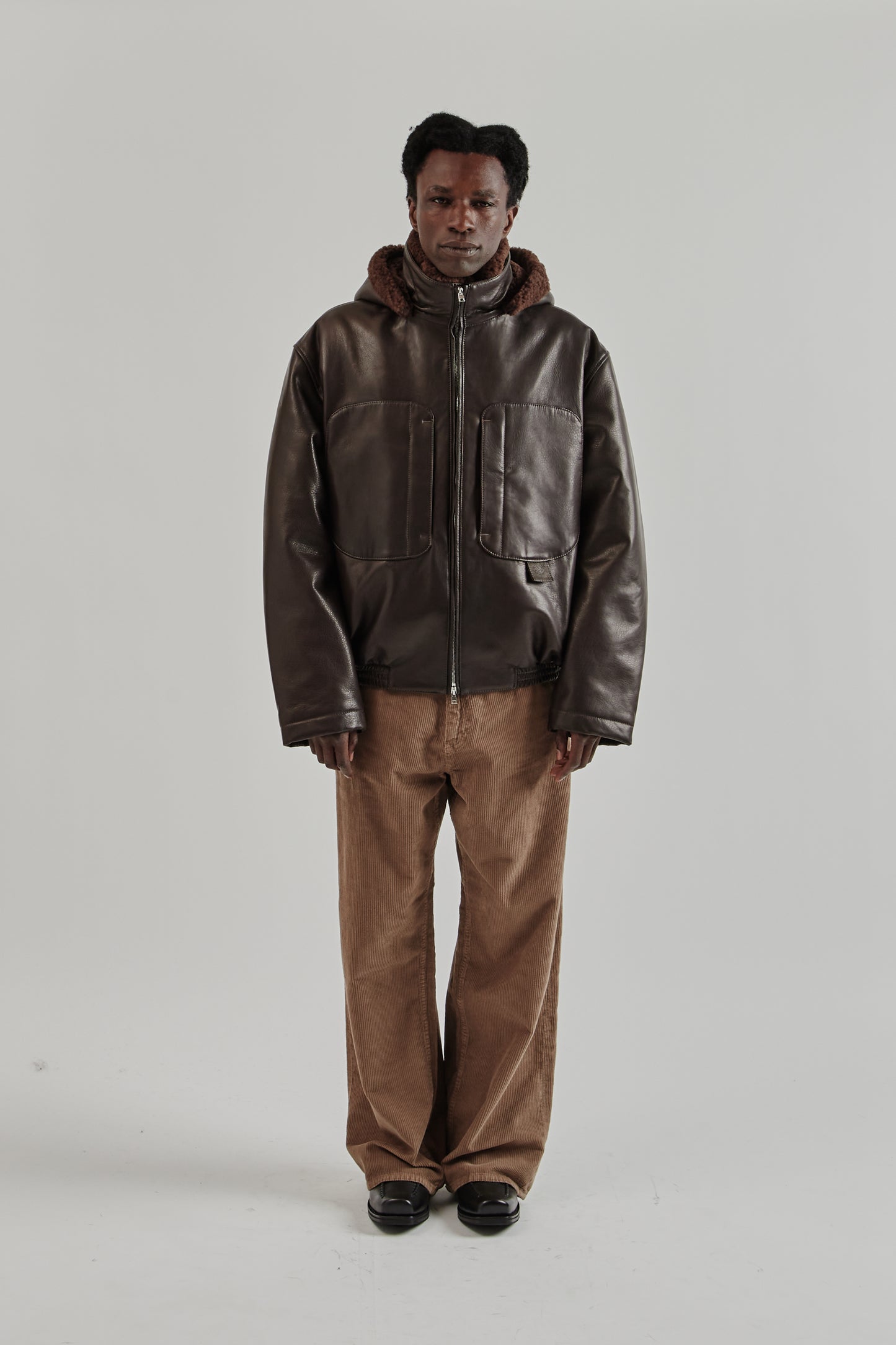 Ranra FW25 Sojourner Leather Jacket Black2