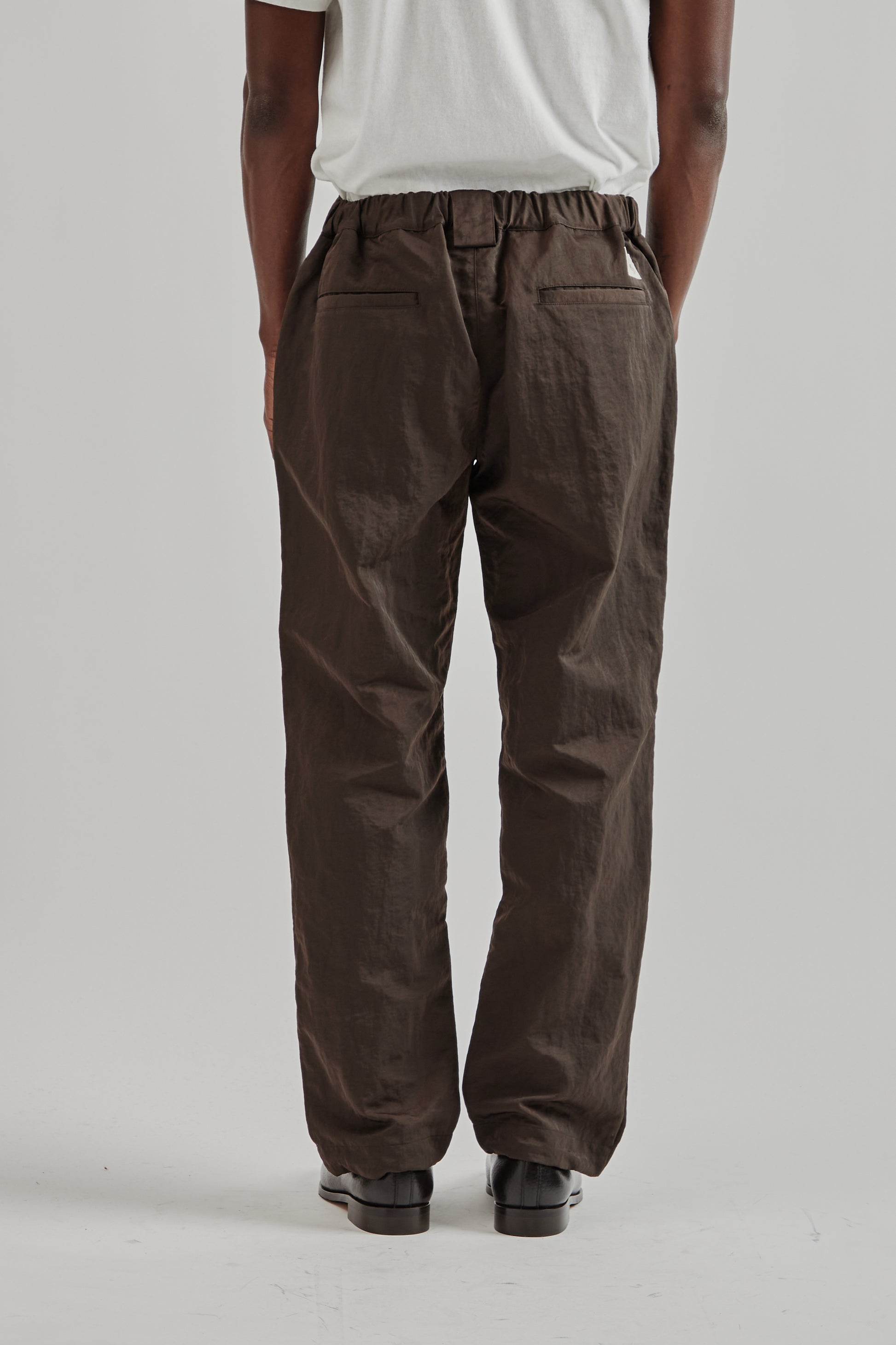 Ranra FW25 Wilder Nylon Cargo Pants Black Coffee8