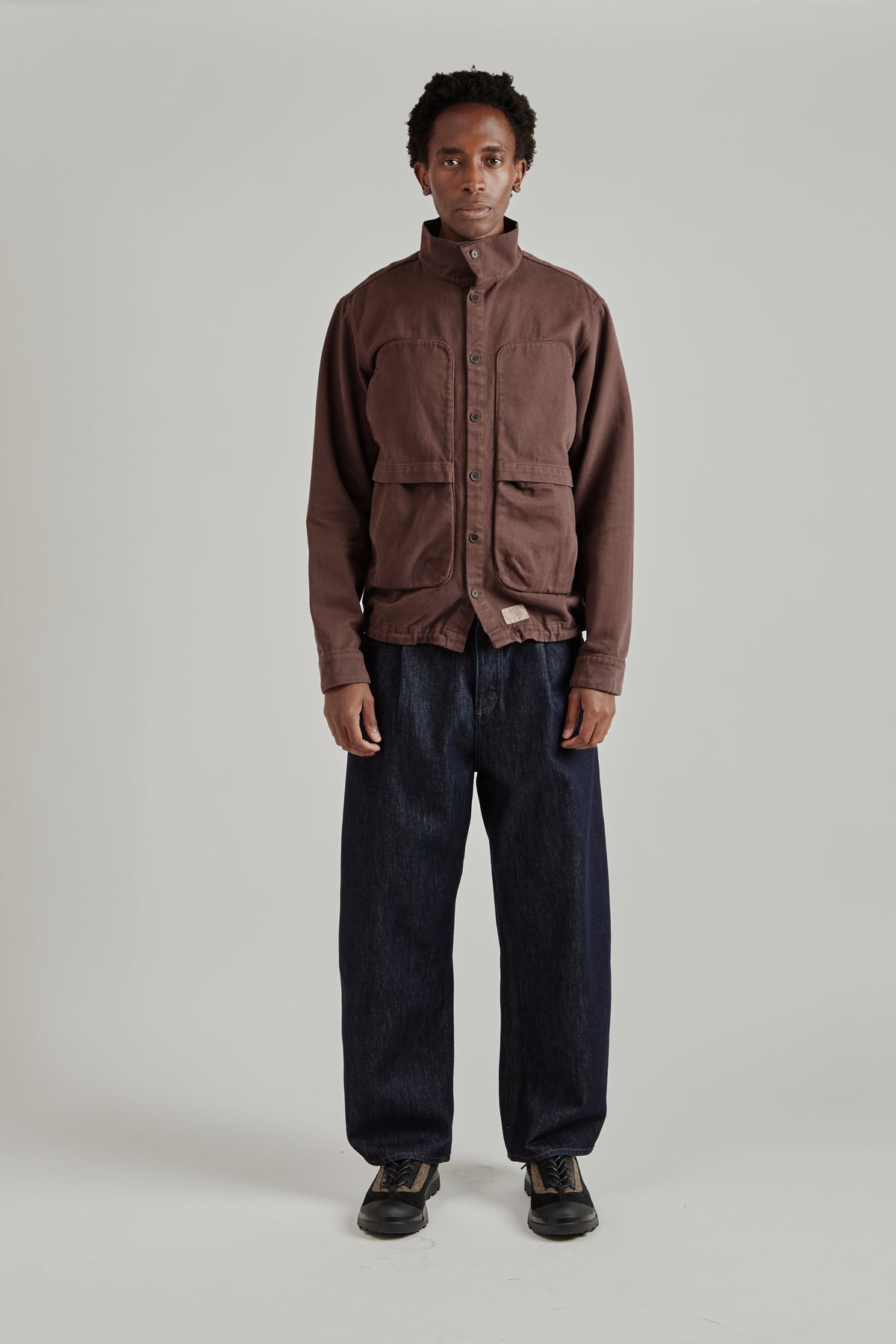 Epitome Cotton Overshirt - Deep Mohagony