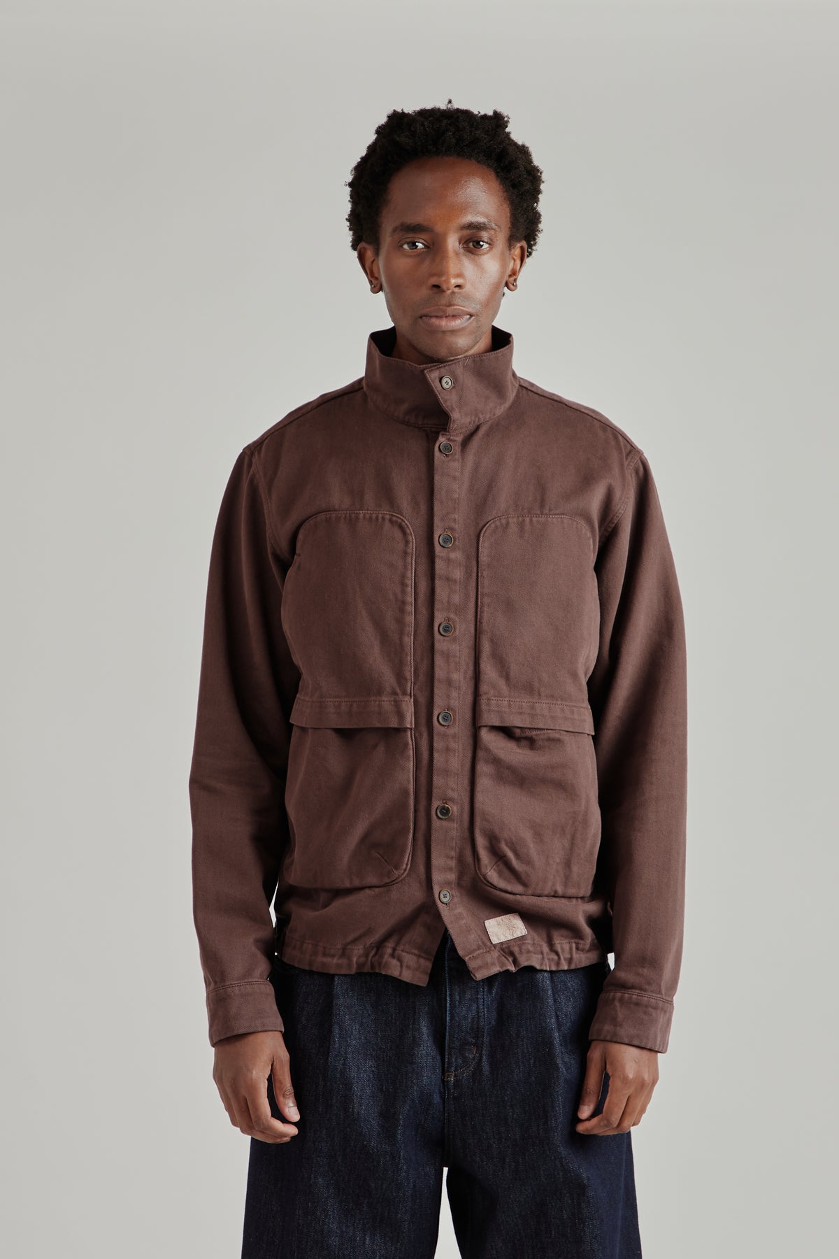 Epitome Cotton Overshirt - Deep Mohagony