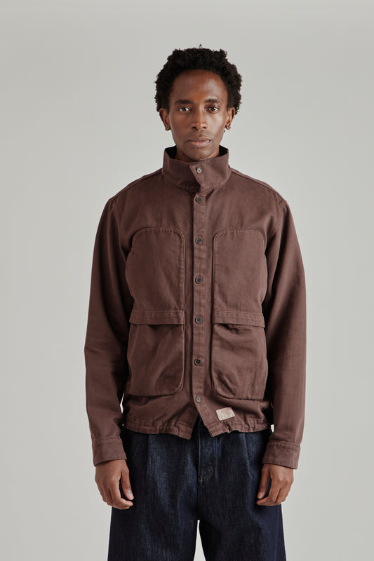 Epitome Cotton Overshirt - Deep Mohagony