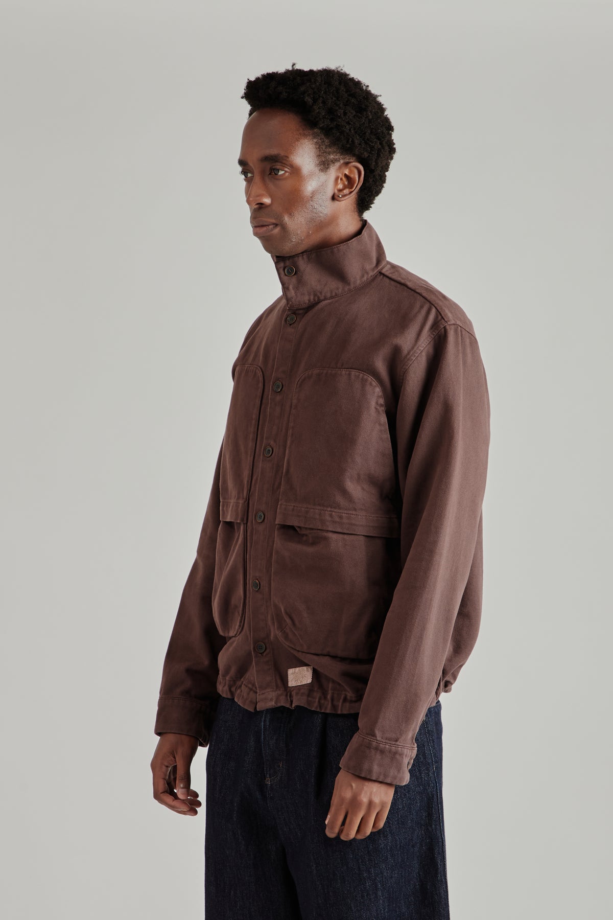 Epitome Cotton Overshirt - Deep Mohagony