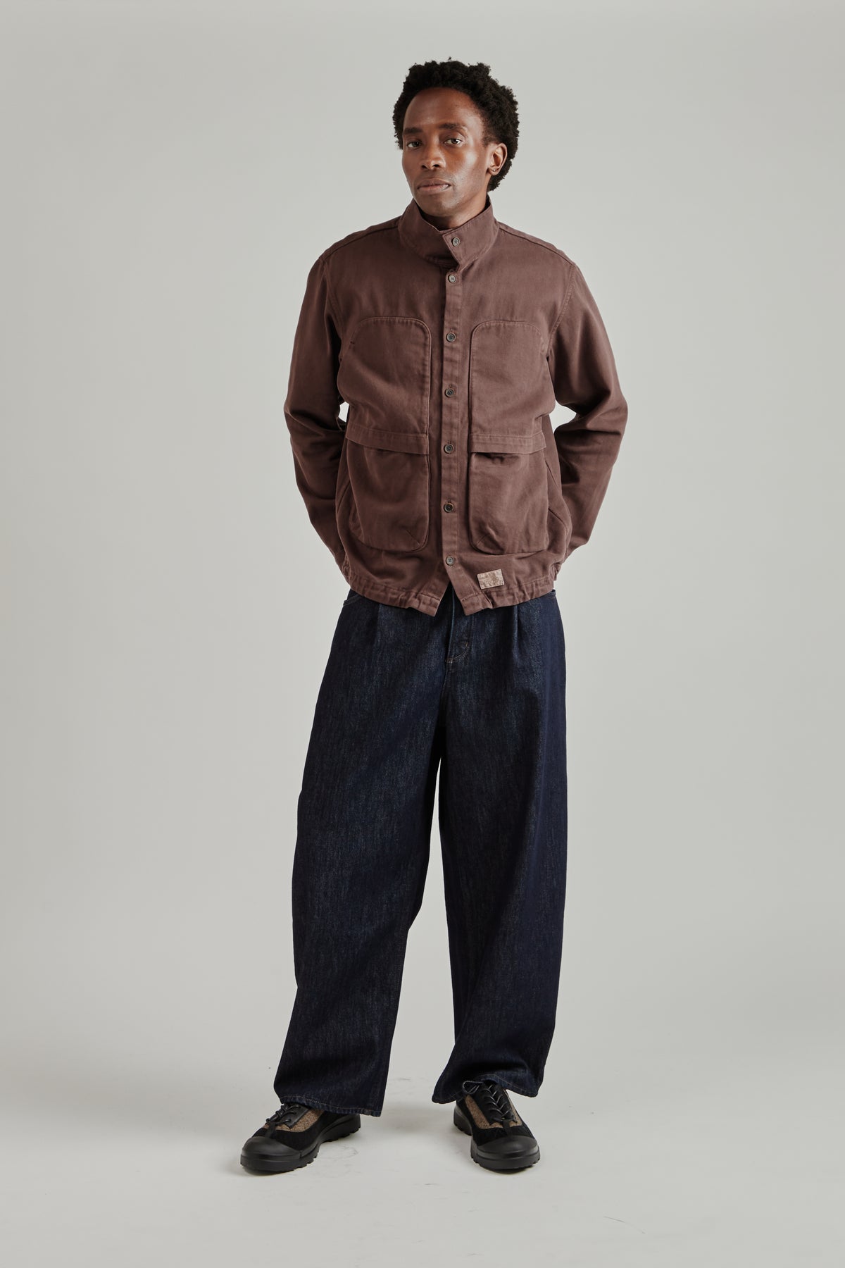 Epitome Cotton Overshirt - Deep Mohagony