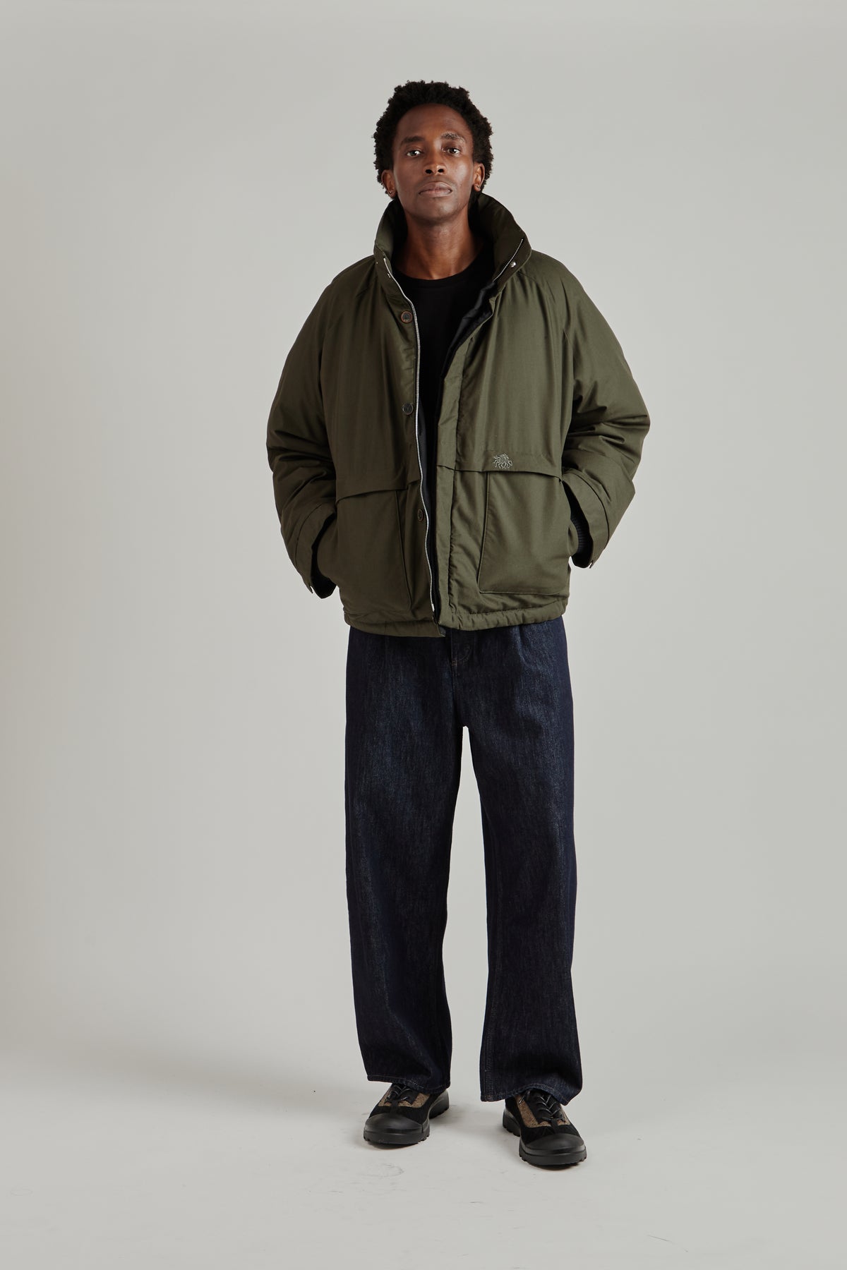 Fender Puffer Jacket - Peat