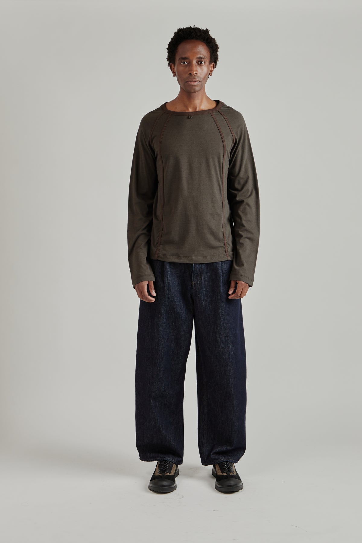 Tundra Cotton Wool LS Tee - Peat