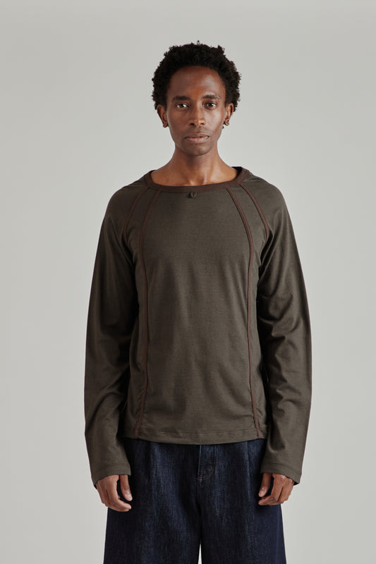 Tundra Cotton Wool LS Tee - Peat
