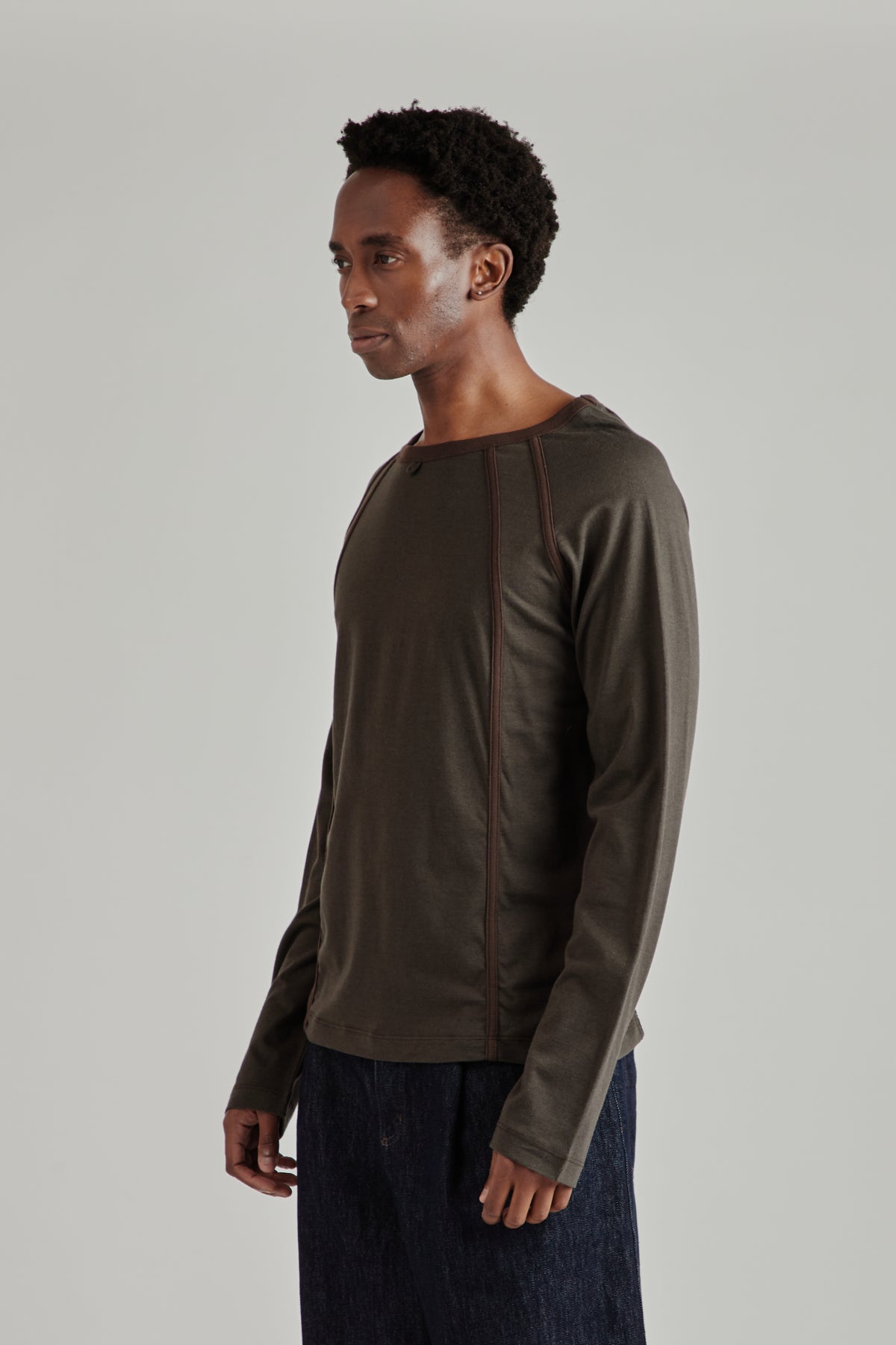 Tundra Cotton Wool LS Tee - Peat