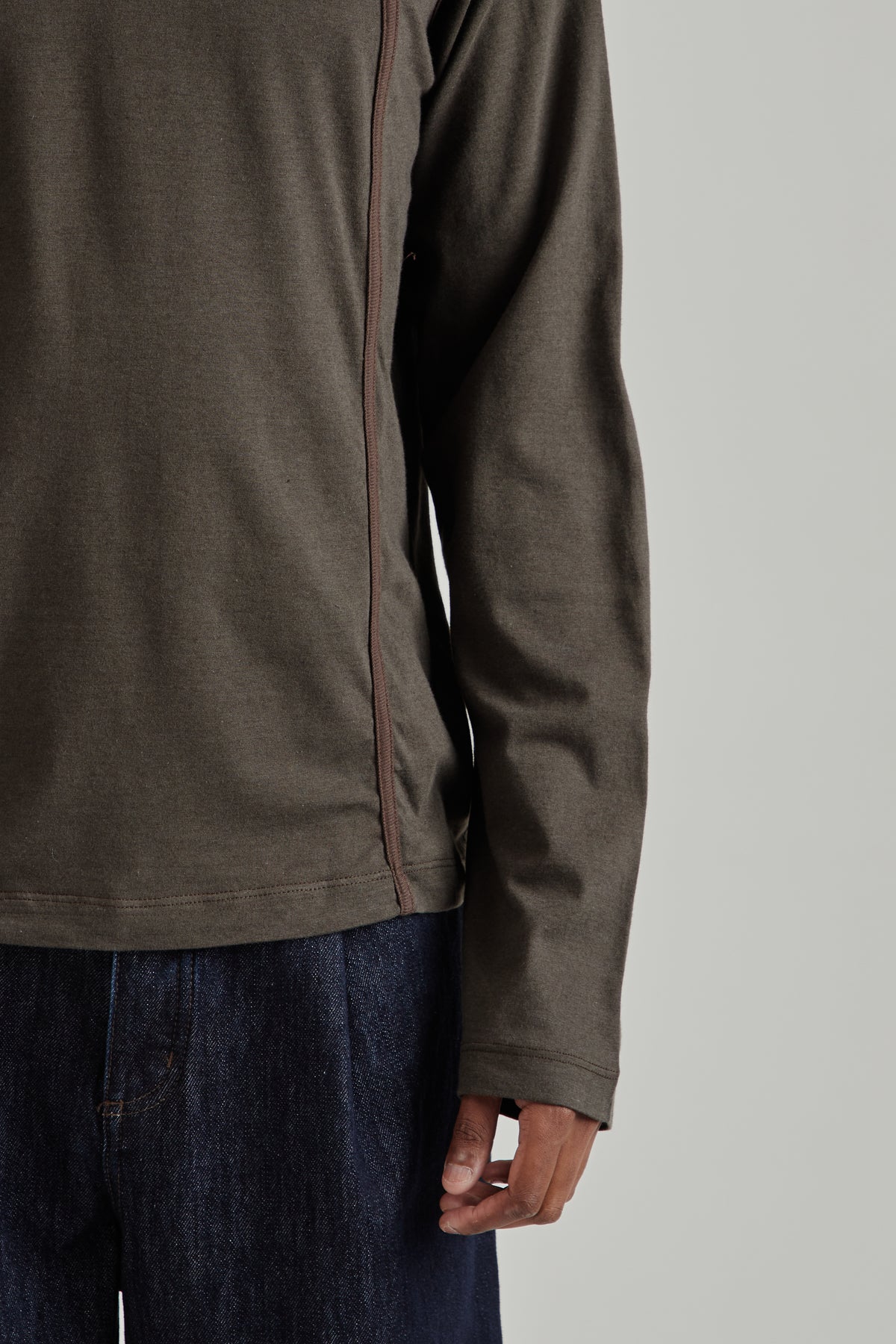 Tundra Cotton Wool LS Tee - Peat