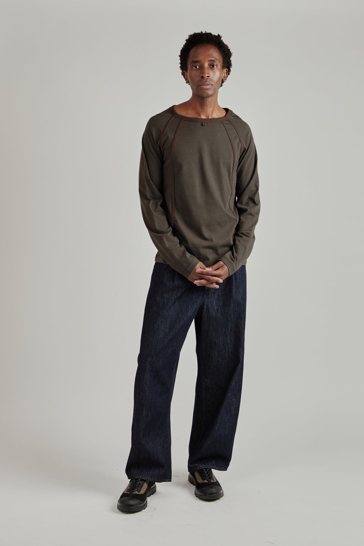 Tundra Cotton Wool LS Tee - Peat
