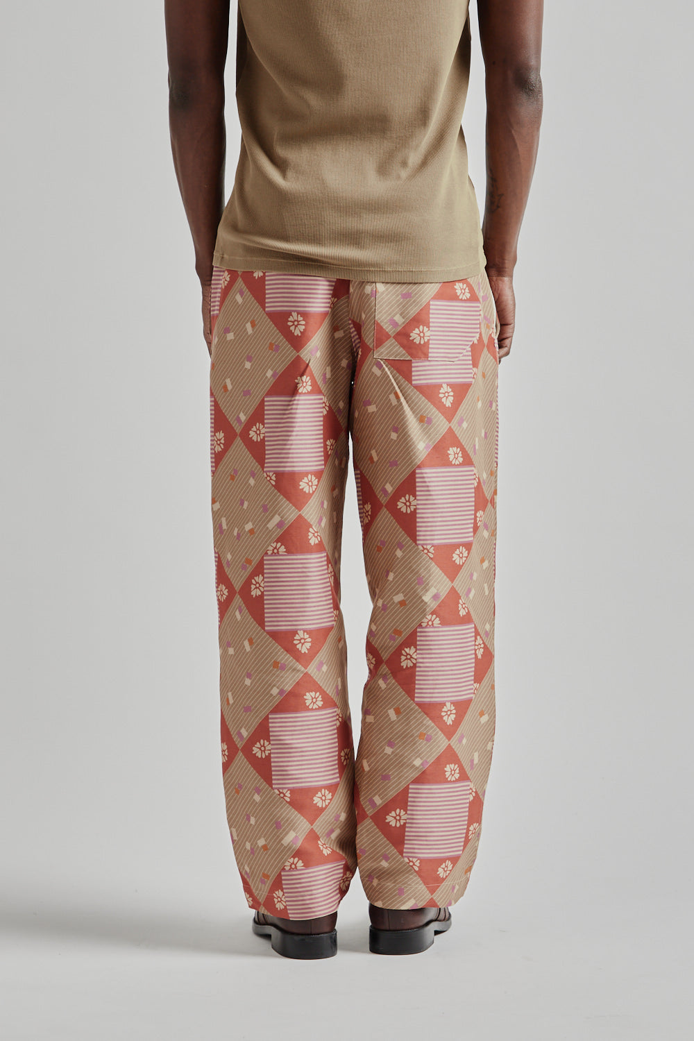 Ranra SS25 Collector Pant Printed Viscose Red PJ Print 4