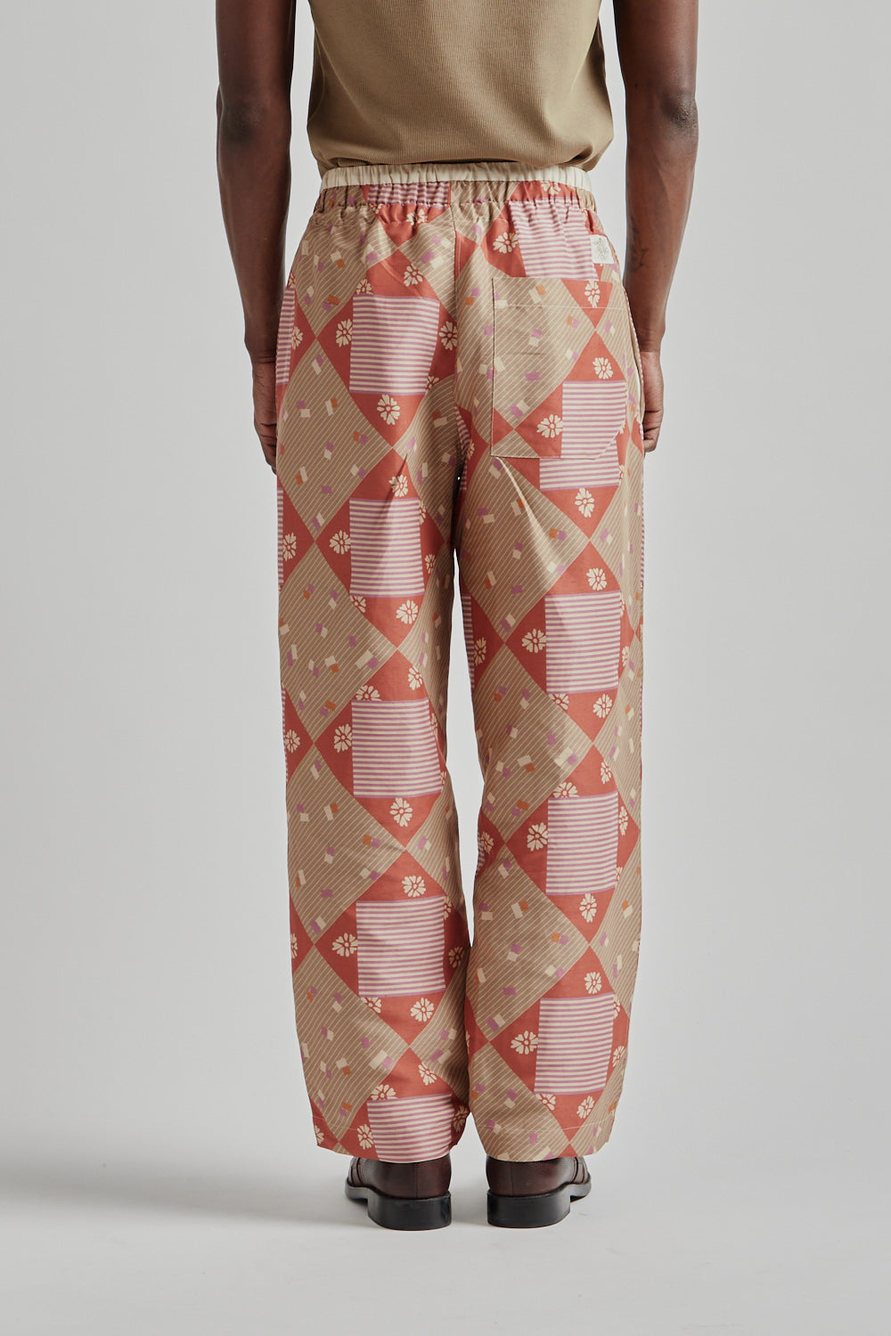 Ranra SS25 Collector Pant Printed Viscose Red PJ Print 7