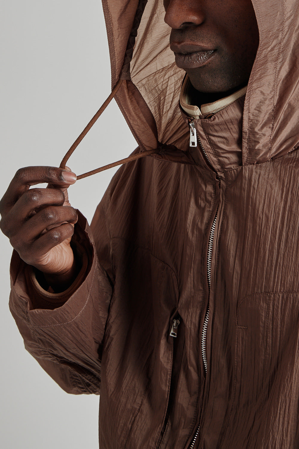 Ranra SS25 Purs Light Nylon Hoodie Jacket Monks Robe 013