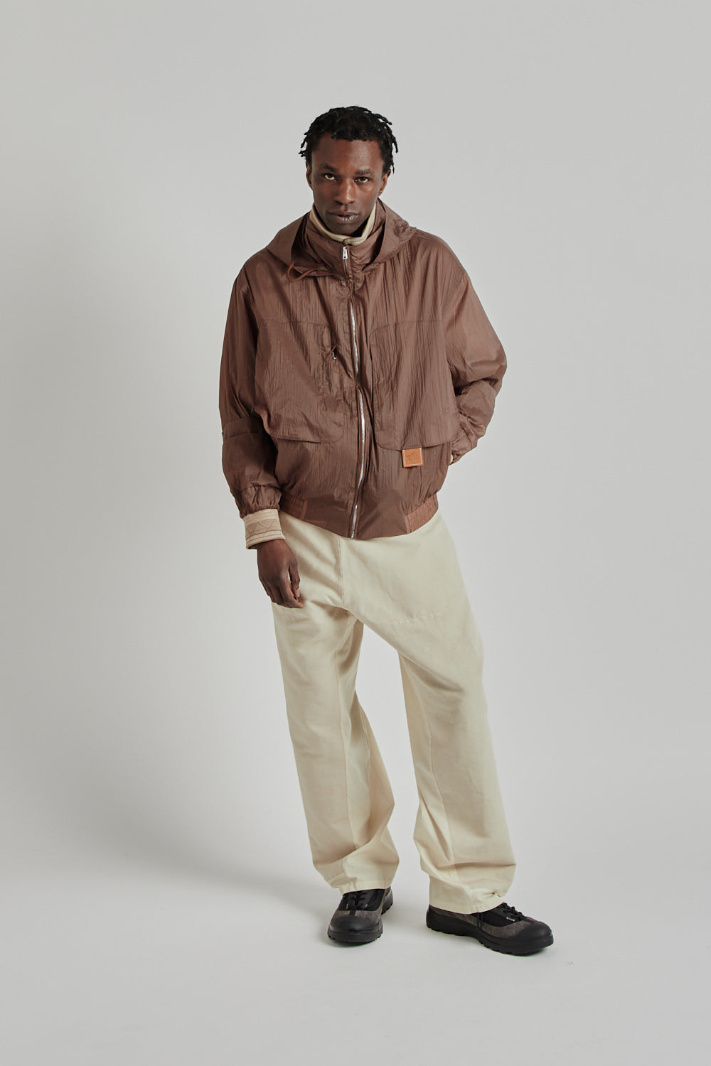 Ranra SS25 Purs Light Nylon Hoodie Jacket Monks Robe 018