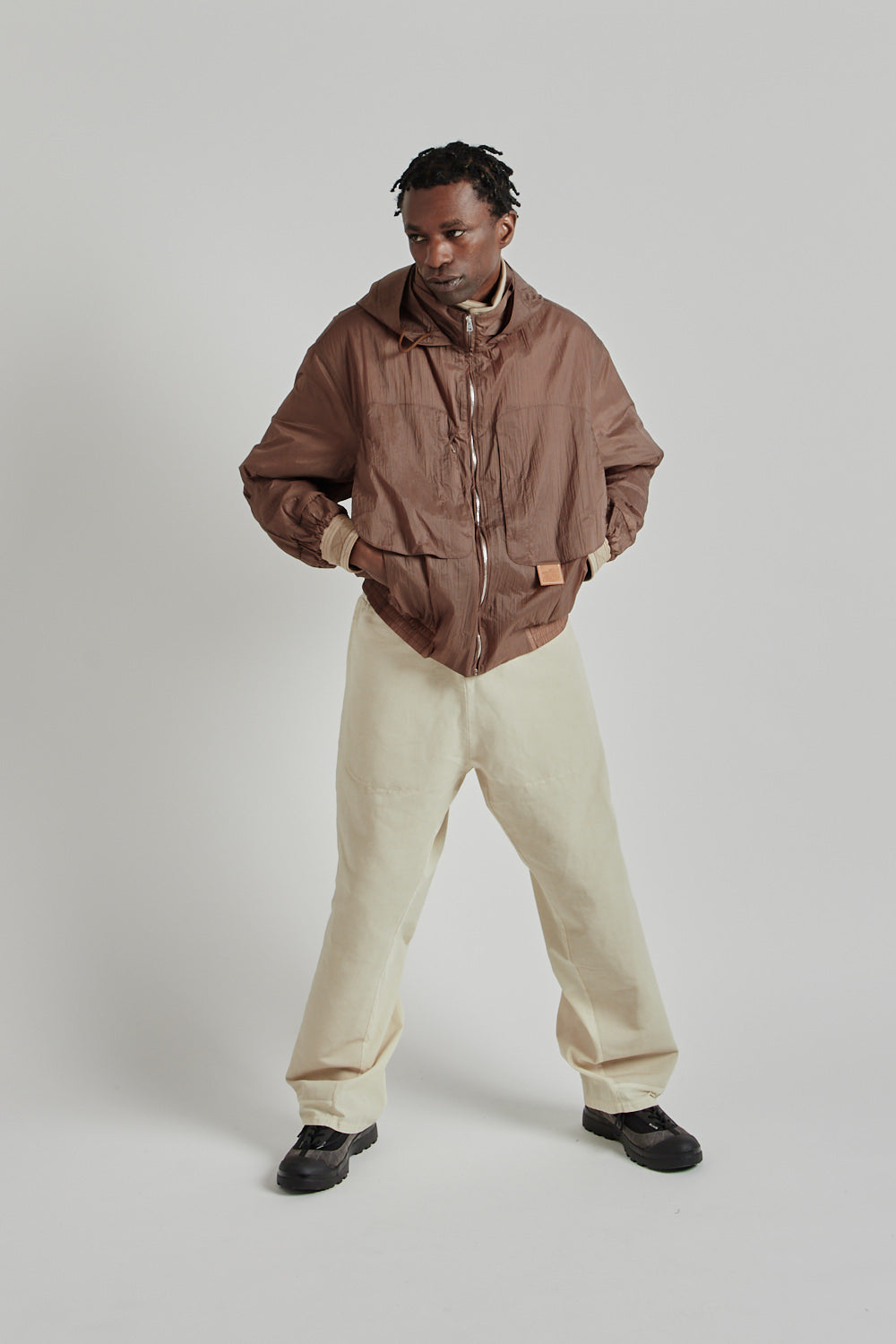 Ranra SS25 Purs Light Nylon Hoodie Jacket Monks Robe 022