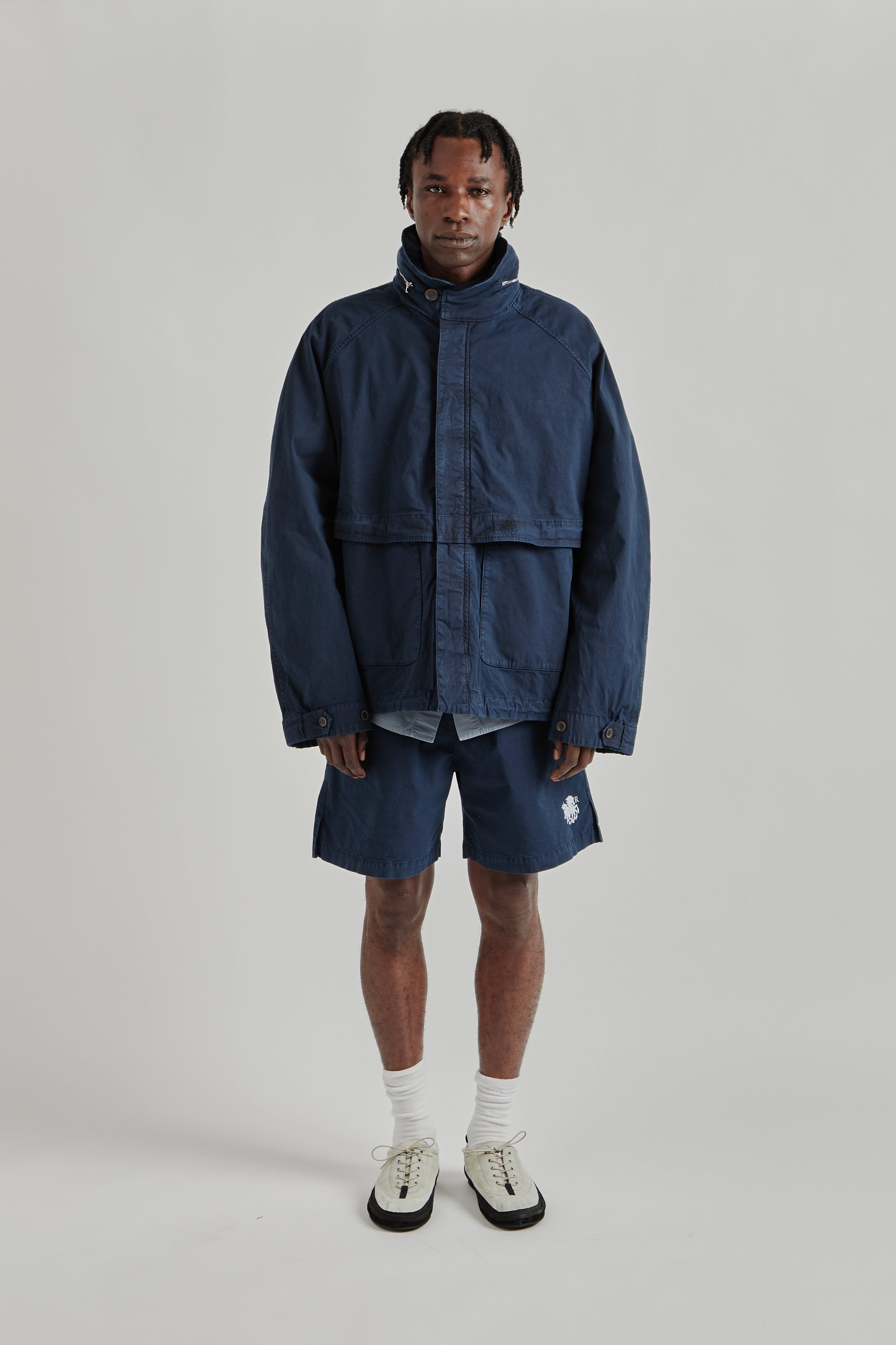 RANRA ジャケット Ranra Fender Cotton Jacket - Sky Captain | Wallace Mercantile Shop