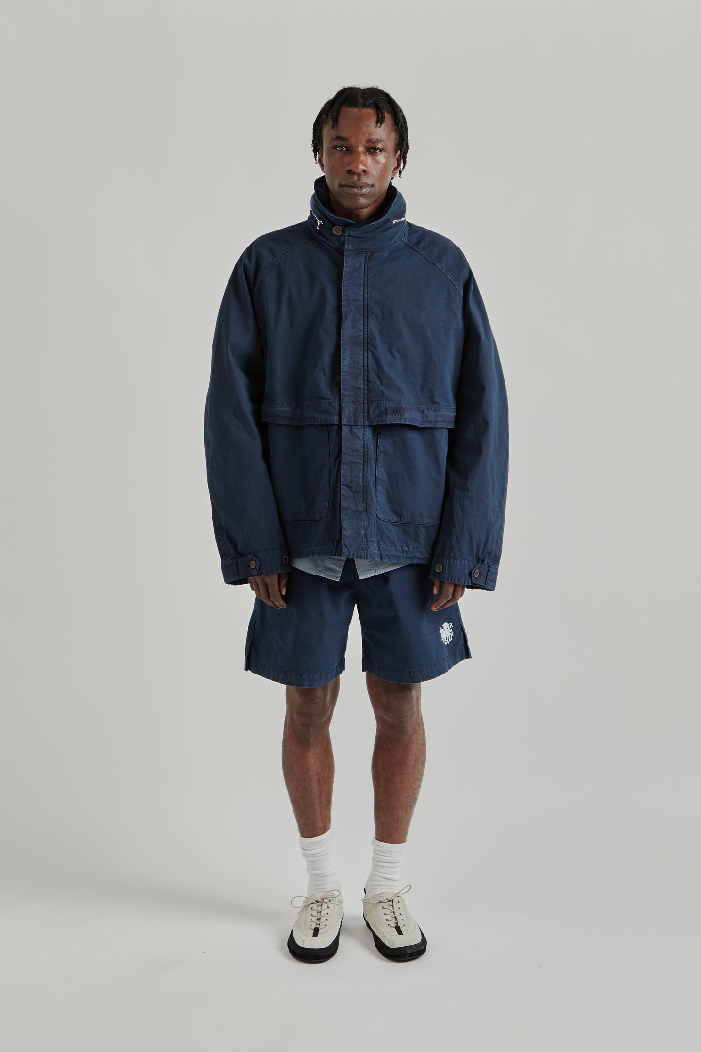 Ranra SS26 Fender Cotton Jacket Sky Captain0587