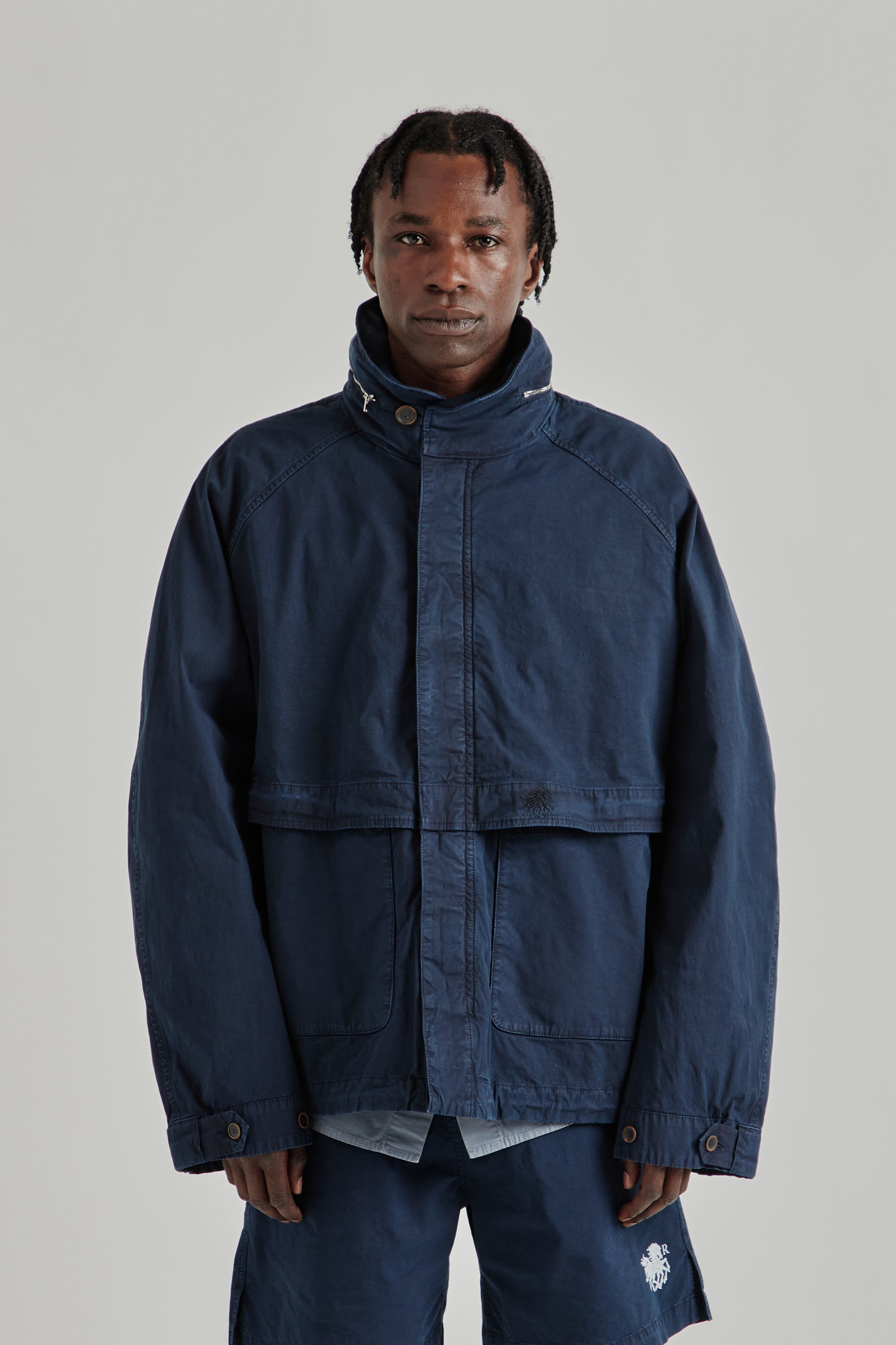 Ranra Fender Cotton Jacket - Sky Captain | Wallace Mercantile Shop