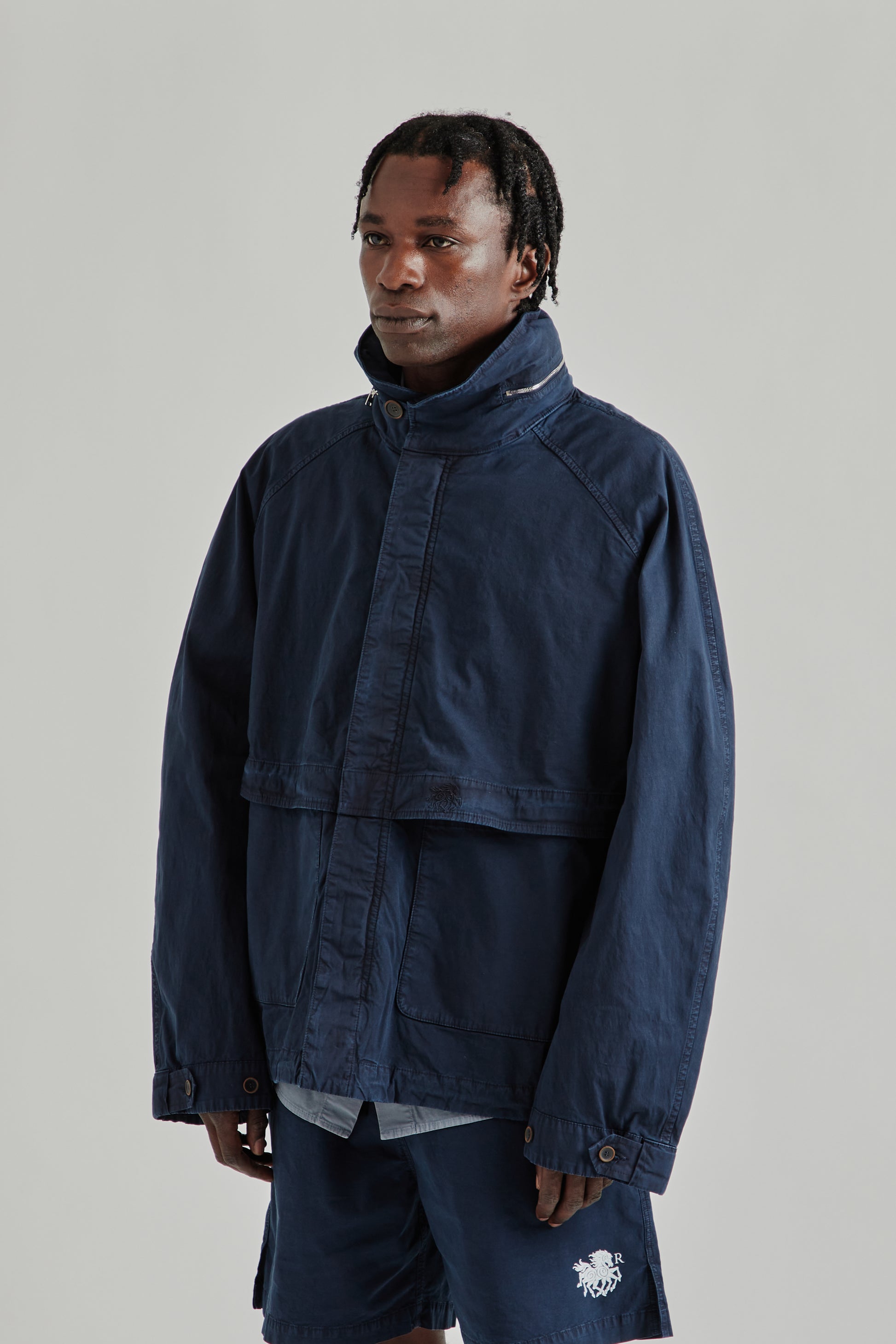 Ranra SS26 Fender Cotton Jacket Sky Captain0592