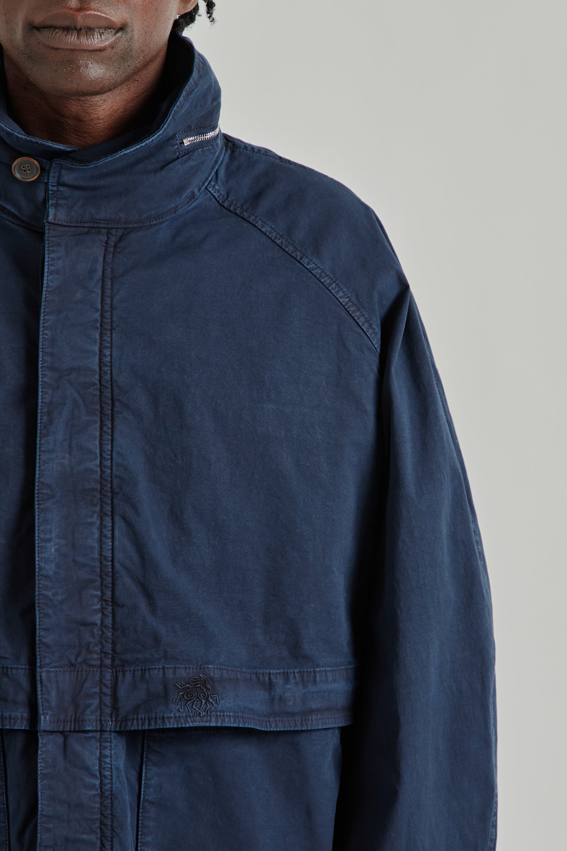 Ranra SS26 Fender Cotton Jacket Sky Captain0601