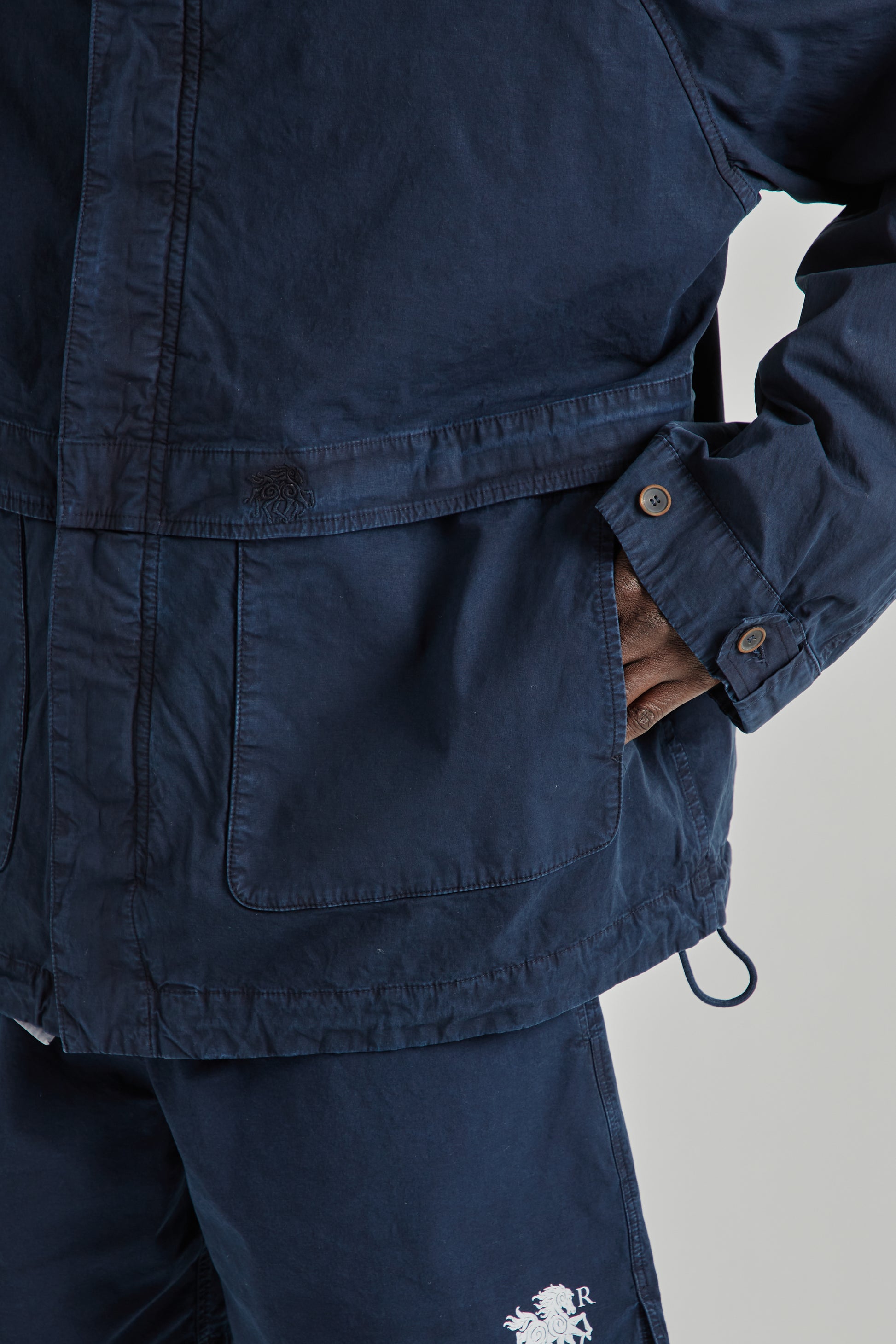 Ranra SS26 Fender Cotton Jacket Sky Captain0603