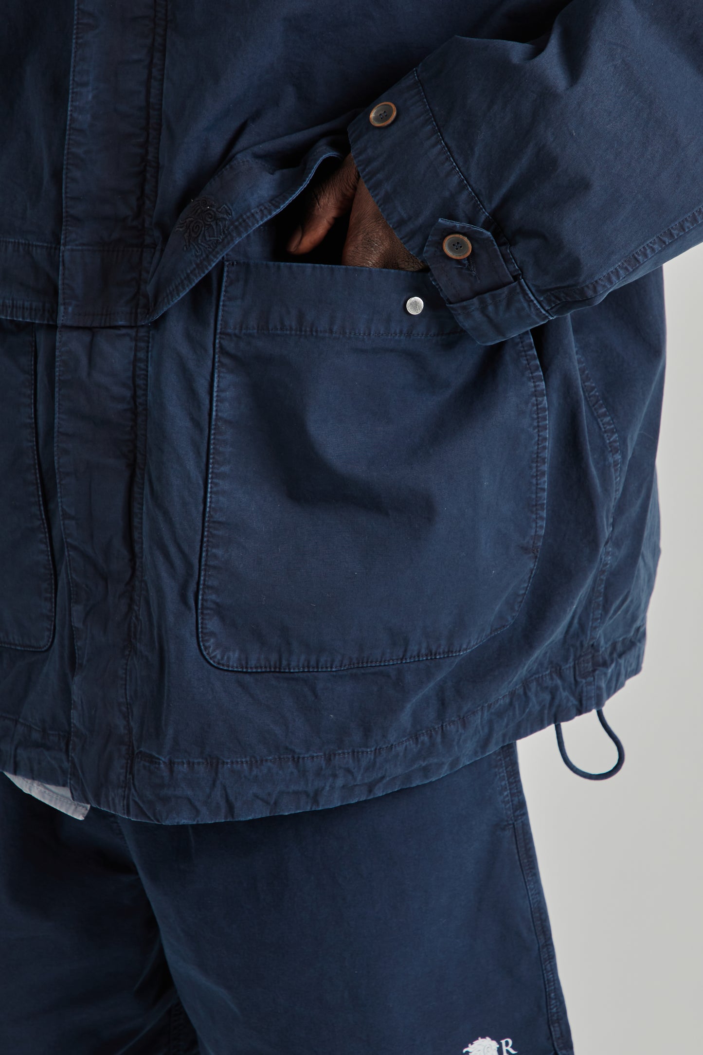Ranra SS26 Fender Cotton Jacket Sky Captain0605