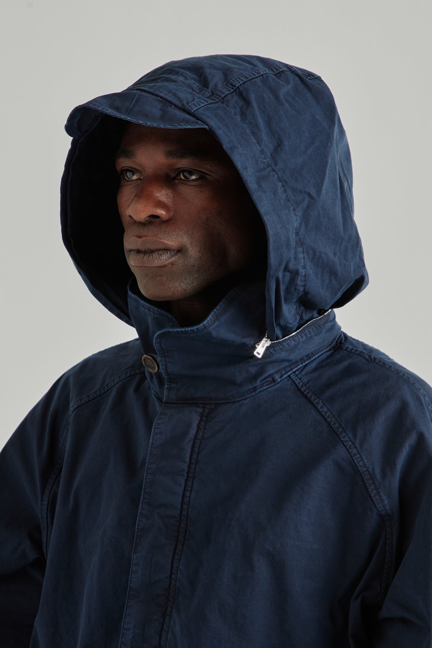 Ranra SS26 Fender Cotton Jacket Sky Captain0608