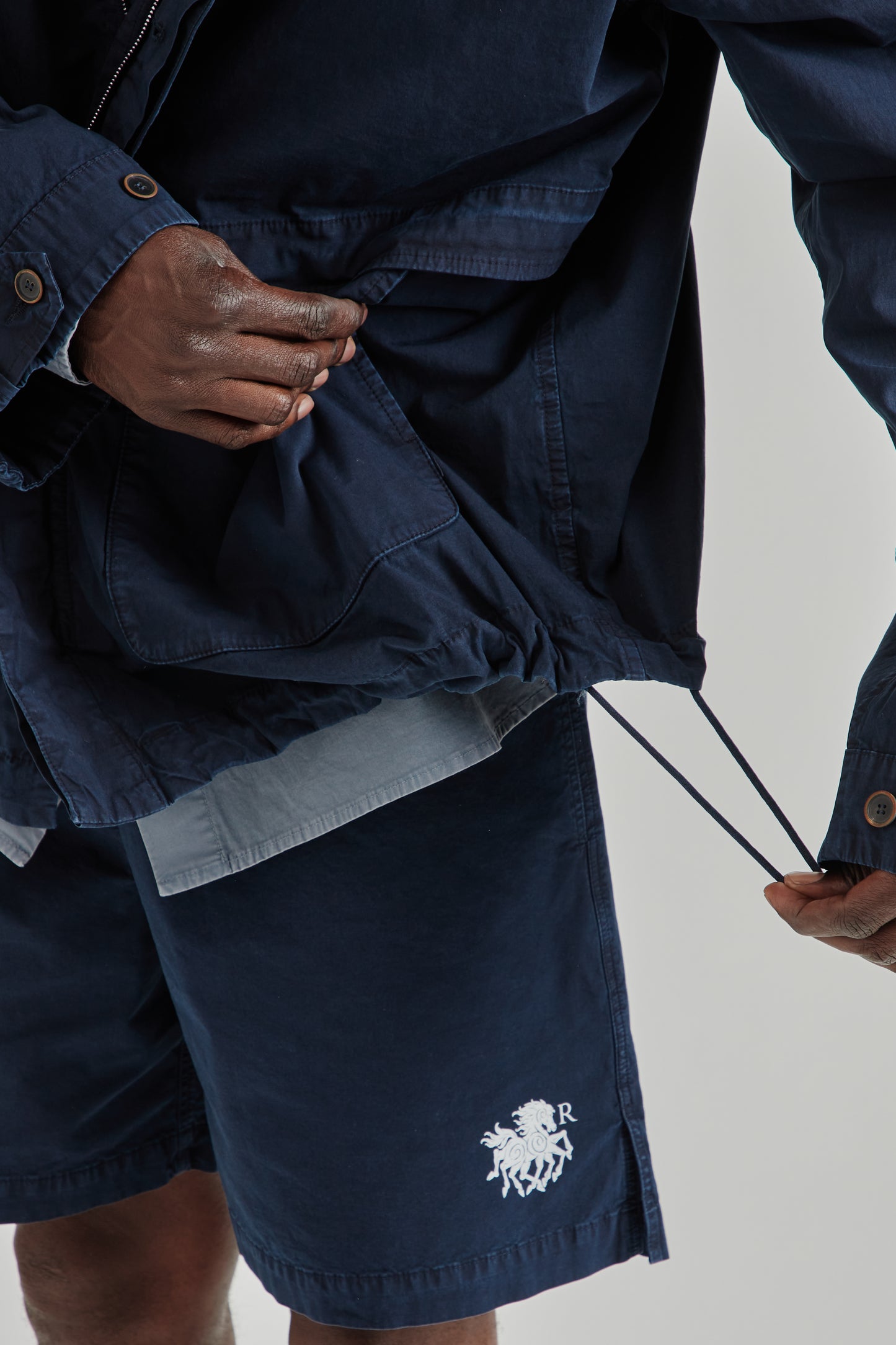 Ranra SS26 Fender Cotton Jacket Sky Captain0613