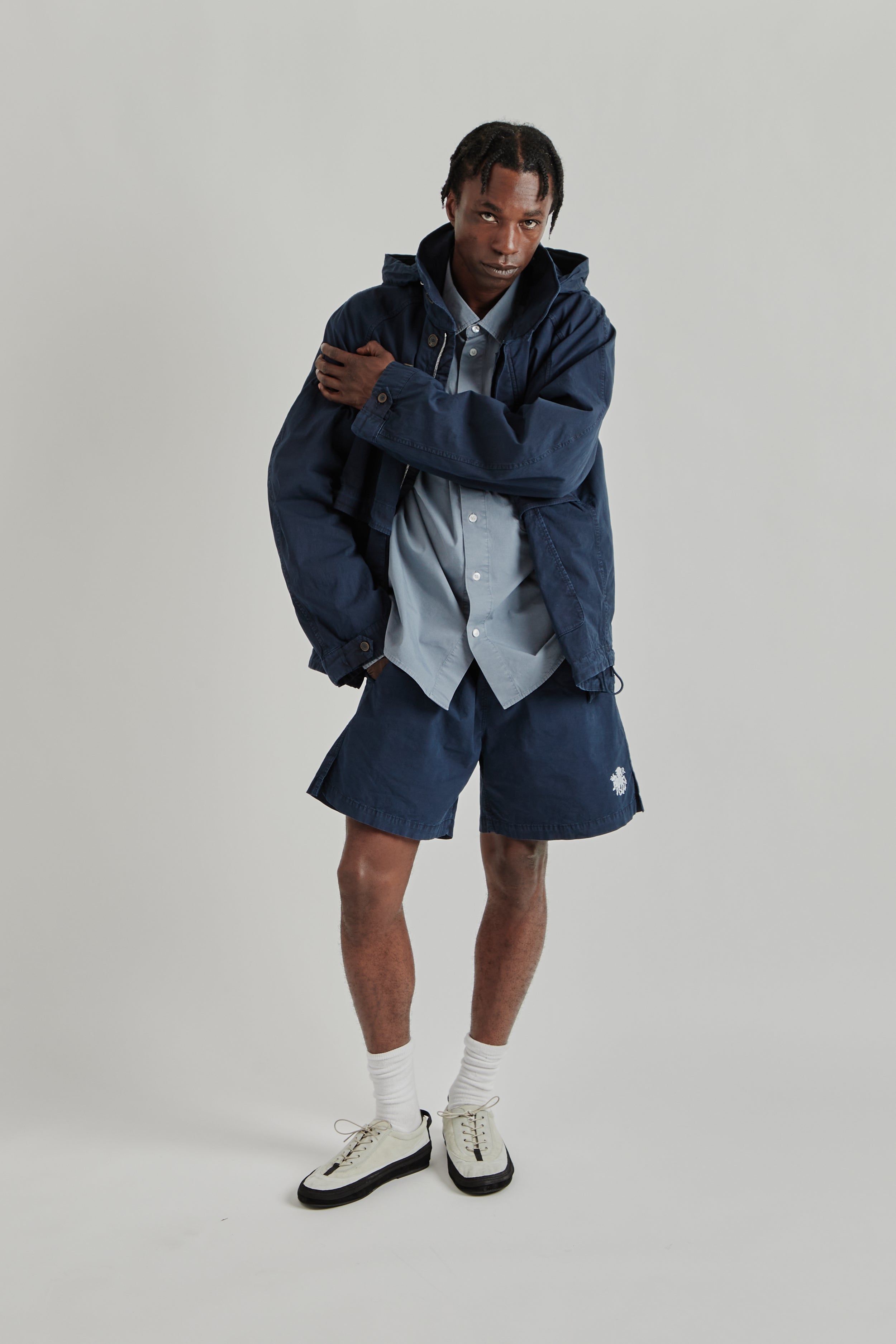 Ranra Fender Cotton Jacket - Sky Captain | Wallace Mercantile Shop