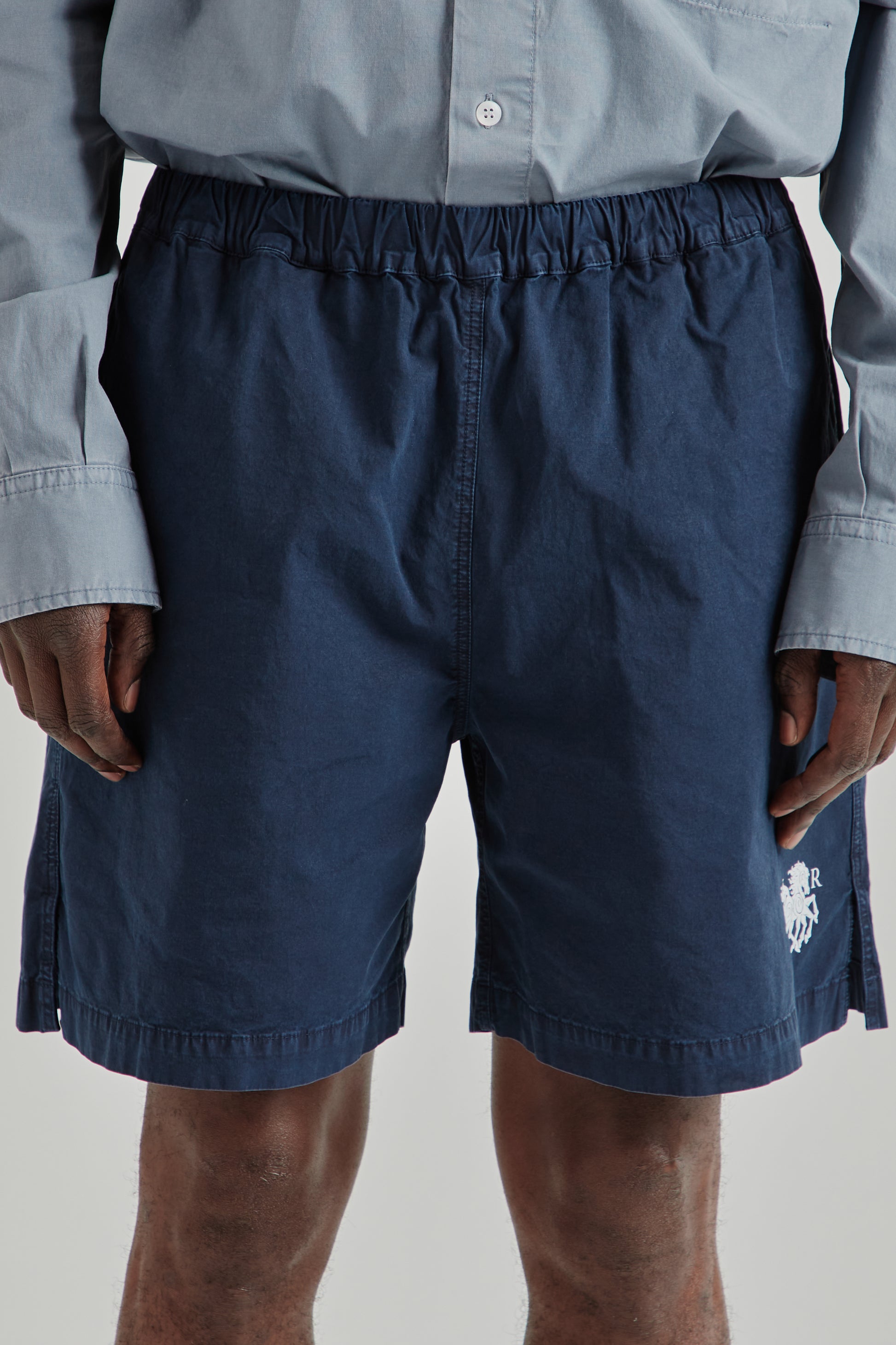 Ranra SS26 Keel Cotton Shorts Sky Captain0650