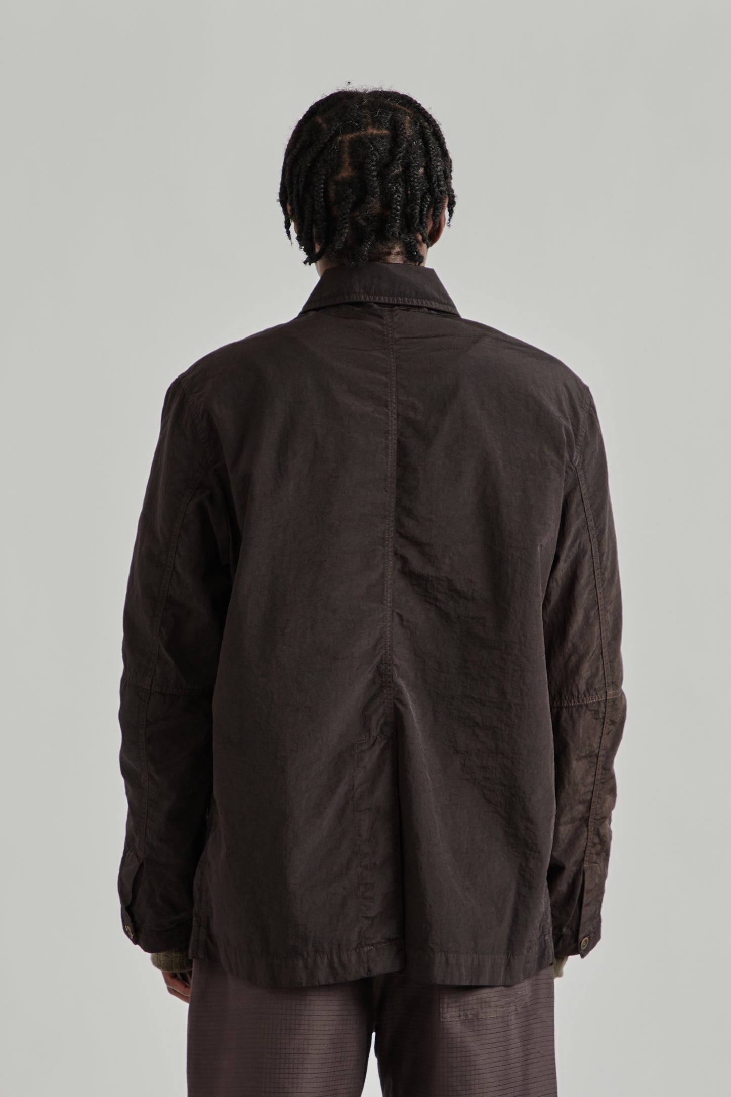 Ranra SS26 Trowel Canvas Nylon Jacket After Dark0795