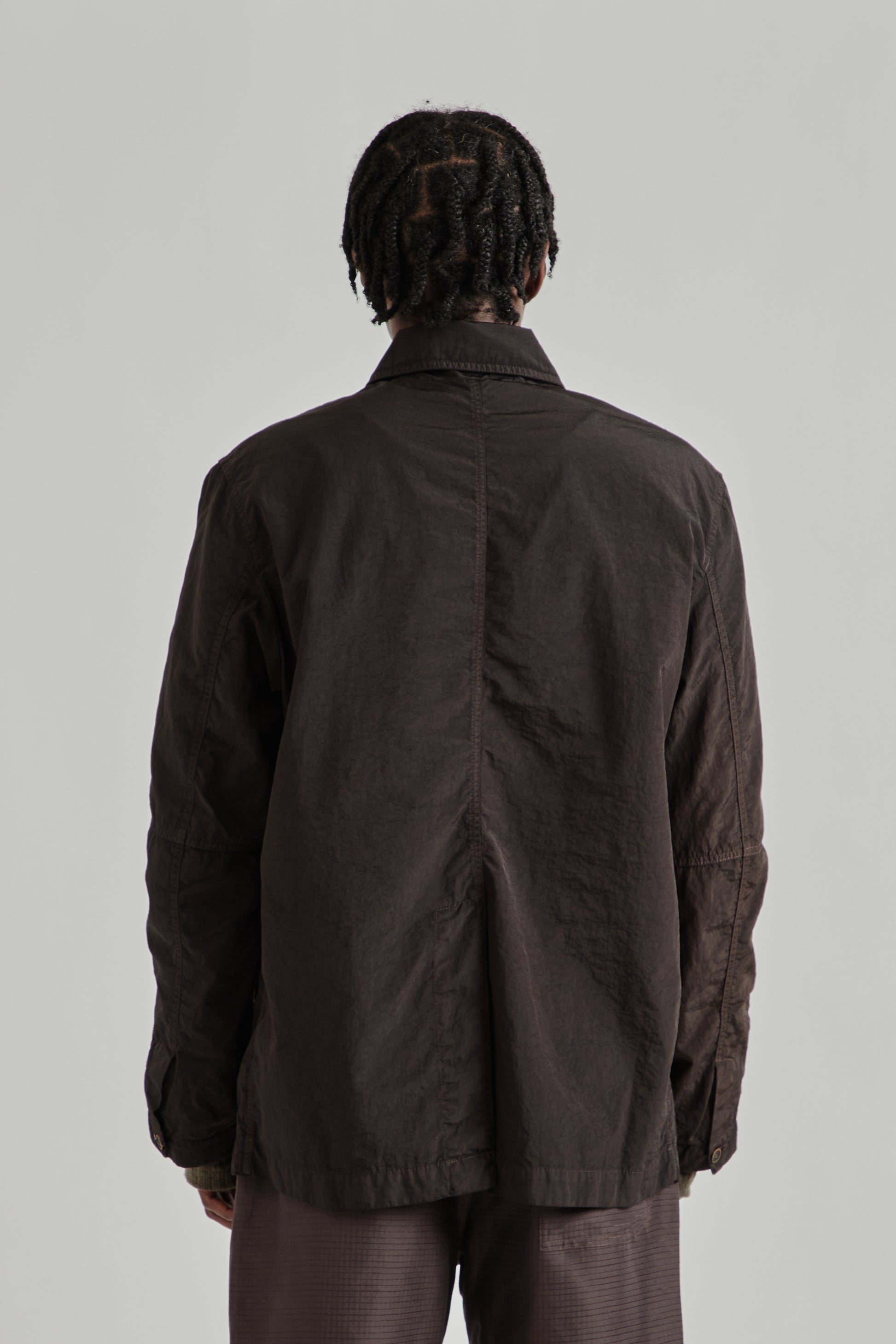 Ranra SS26 Trowel Canvas Nylon Jacket After Dark0795